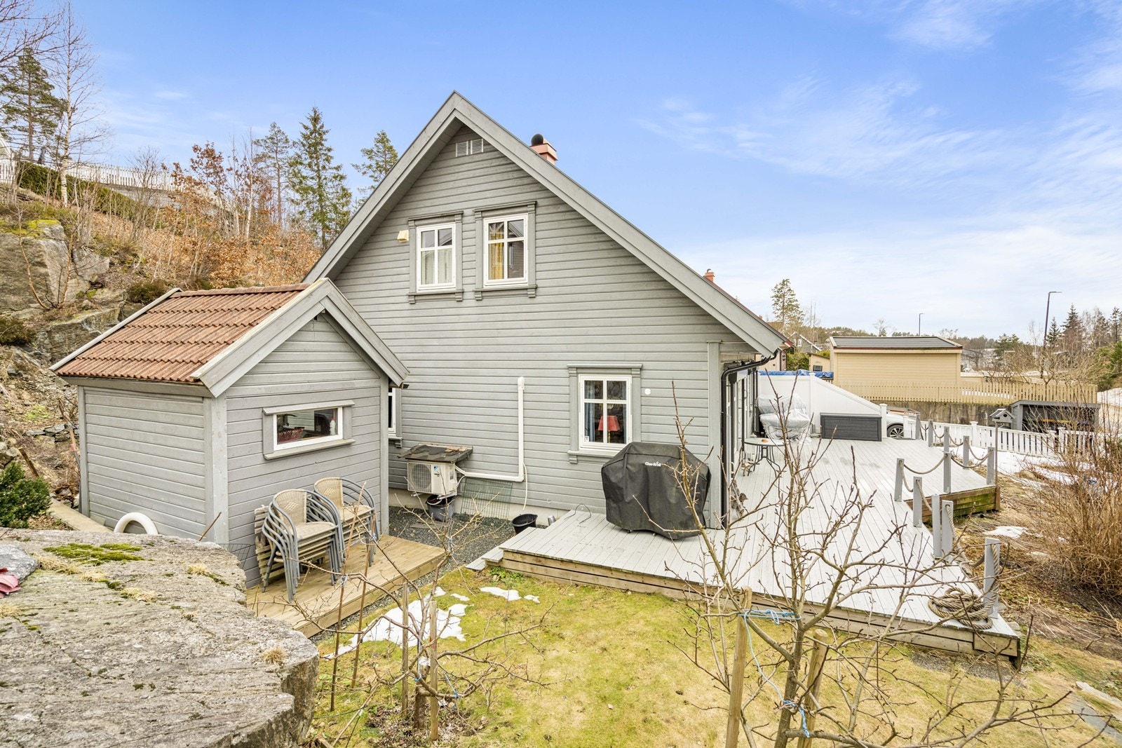 Pent opparbeidet uteområde Galleribilde