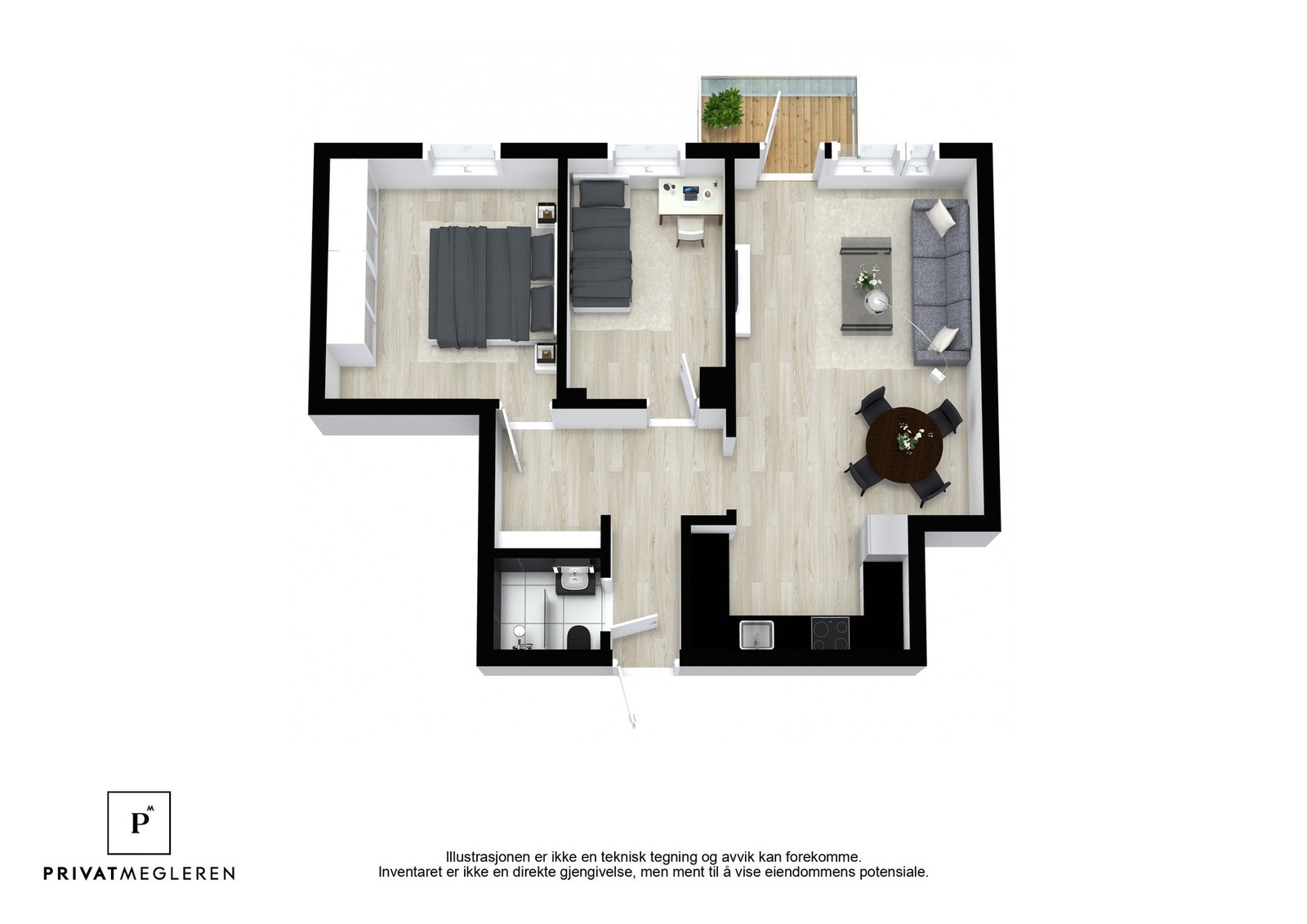 Plantegning. Galleribilde