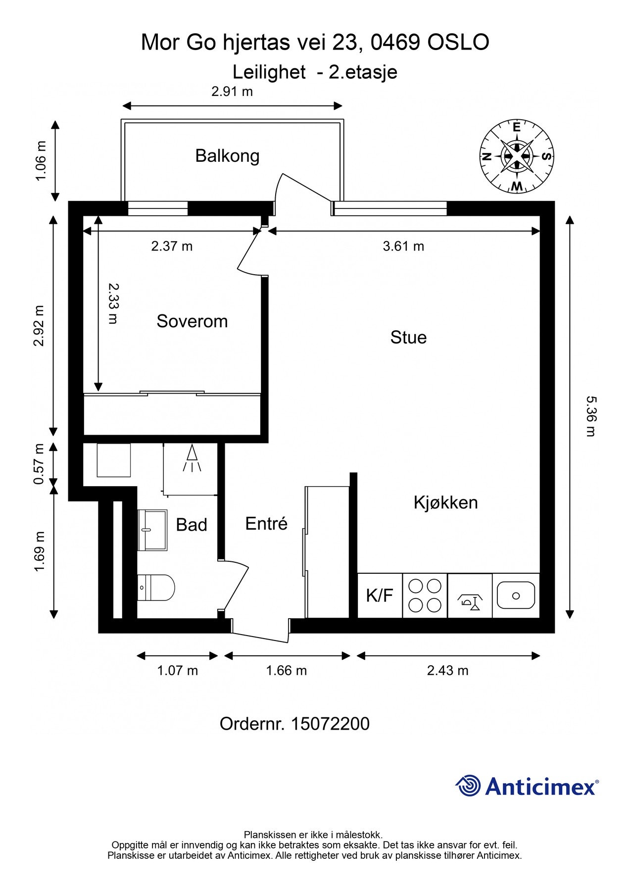 Vi tar en liten titt på plantegningen slik at du har god oversikt før du blar videre. Galleribilde