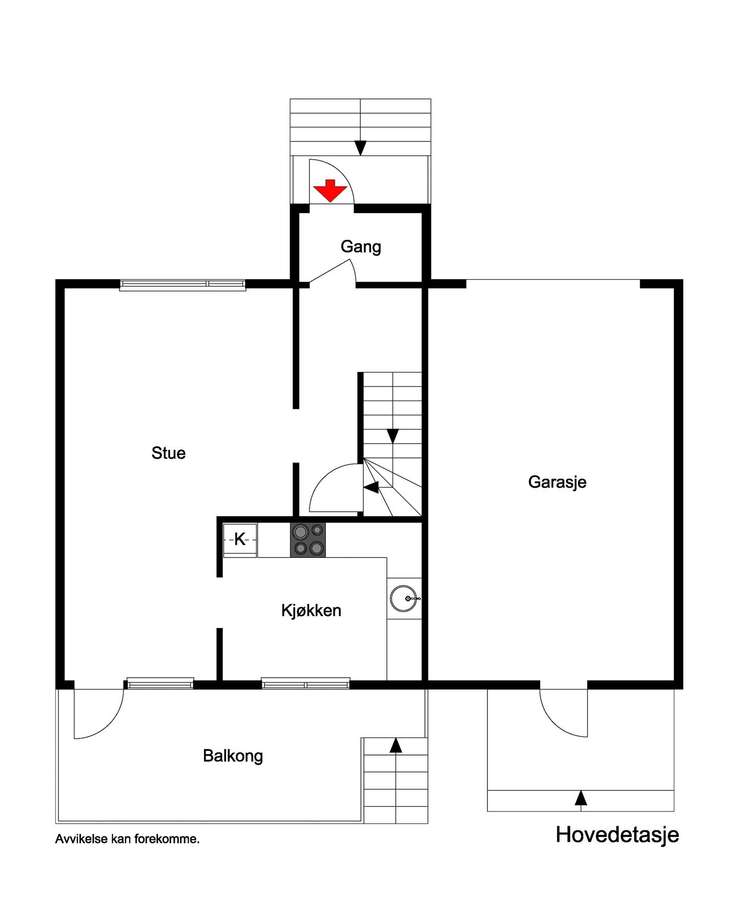 Plantegning Galleribilde