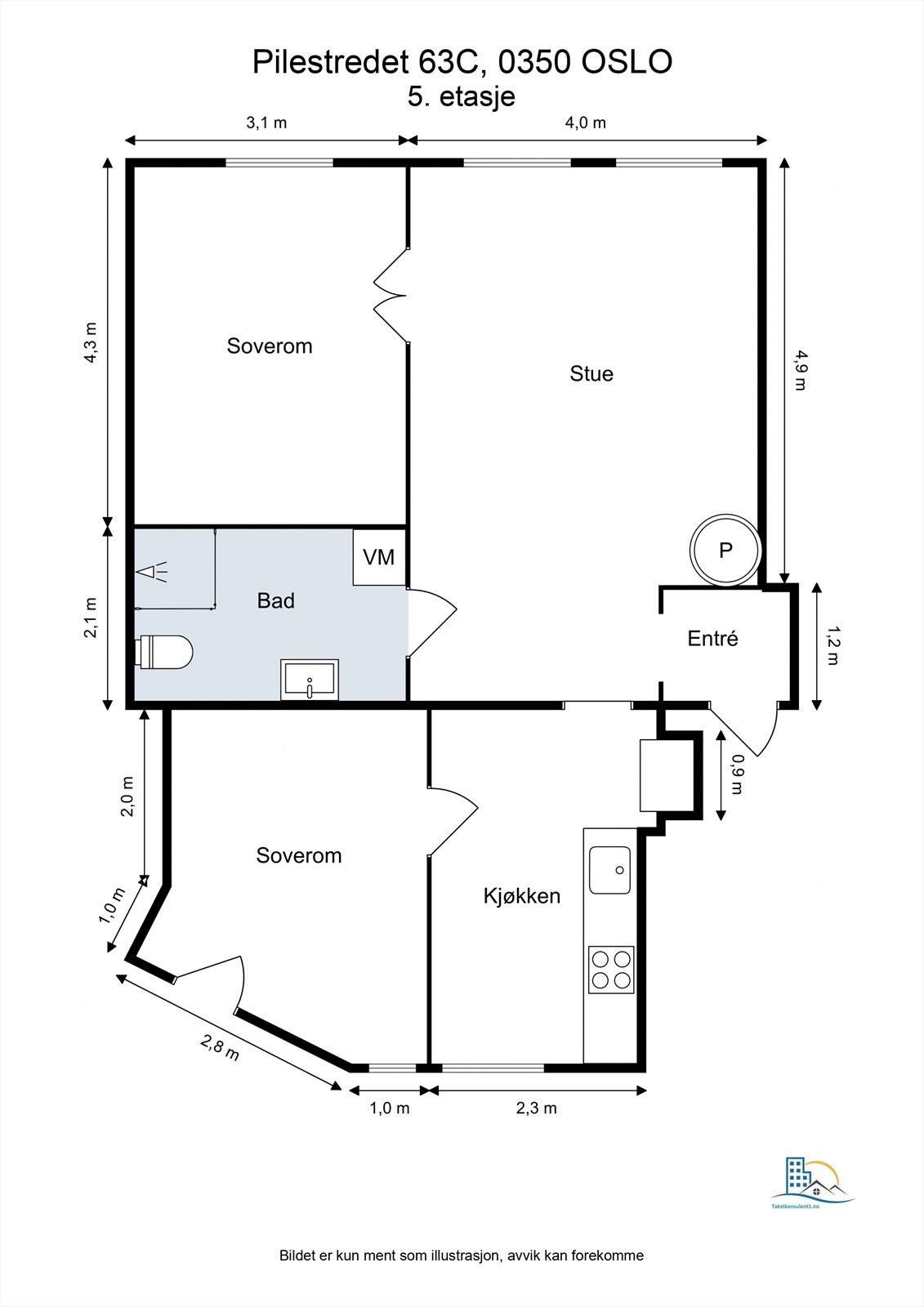 Plantegning. Galleribilde