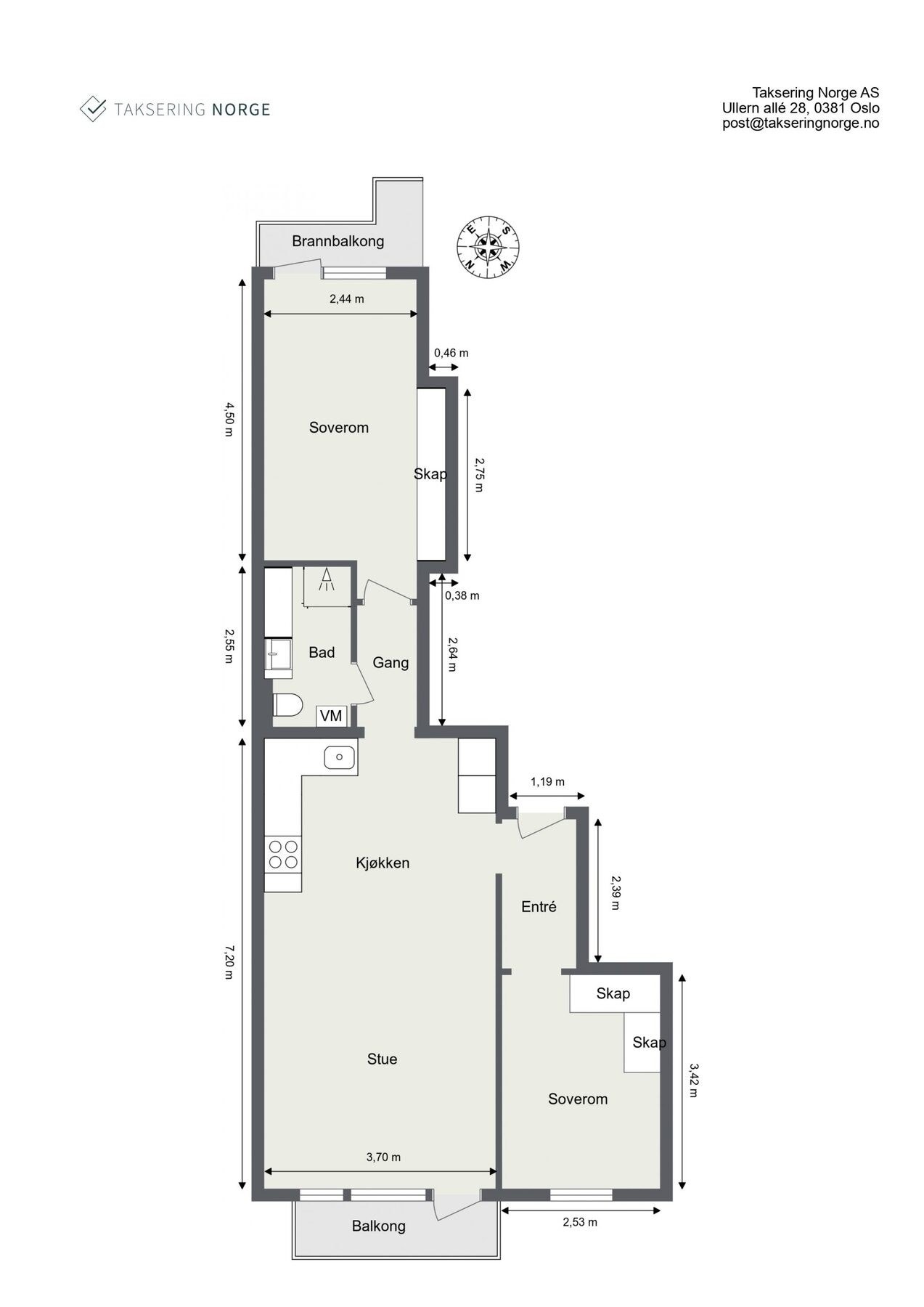 Plantegning. Galleribilde