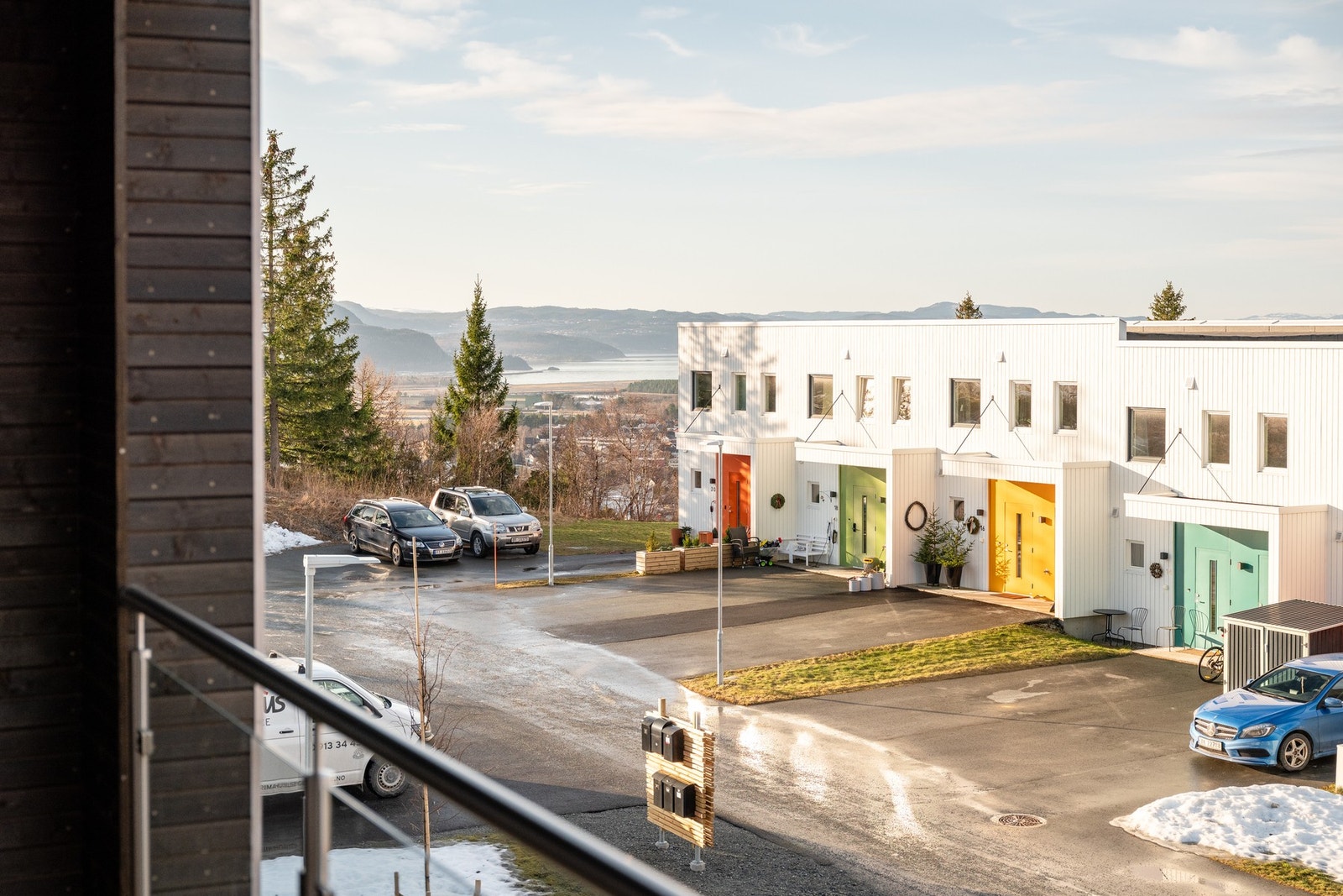 Utsikt fra balkongen. Galleribilde