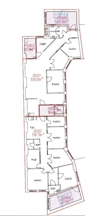 Planløsning for 502 som er ledig. Galleribilde