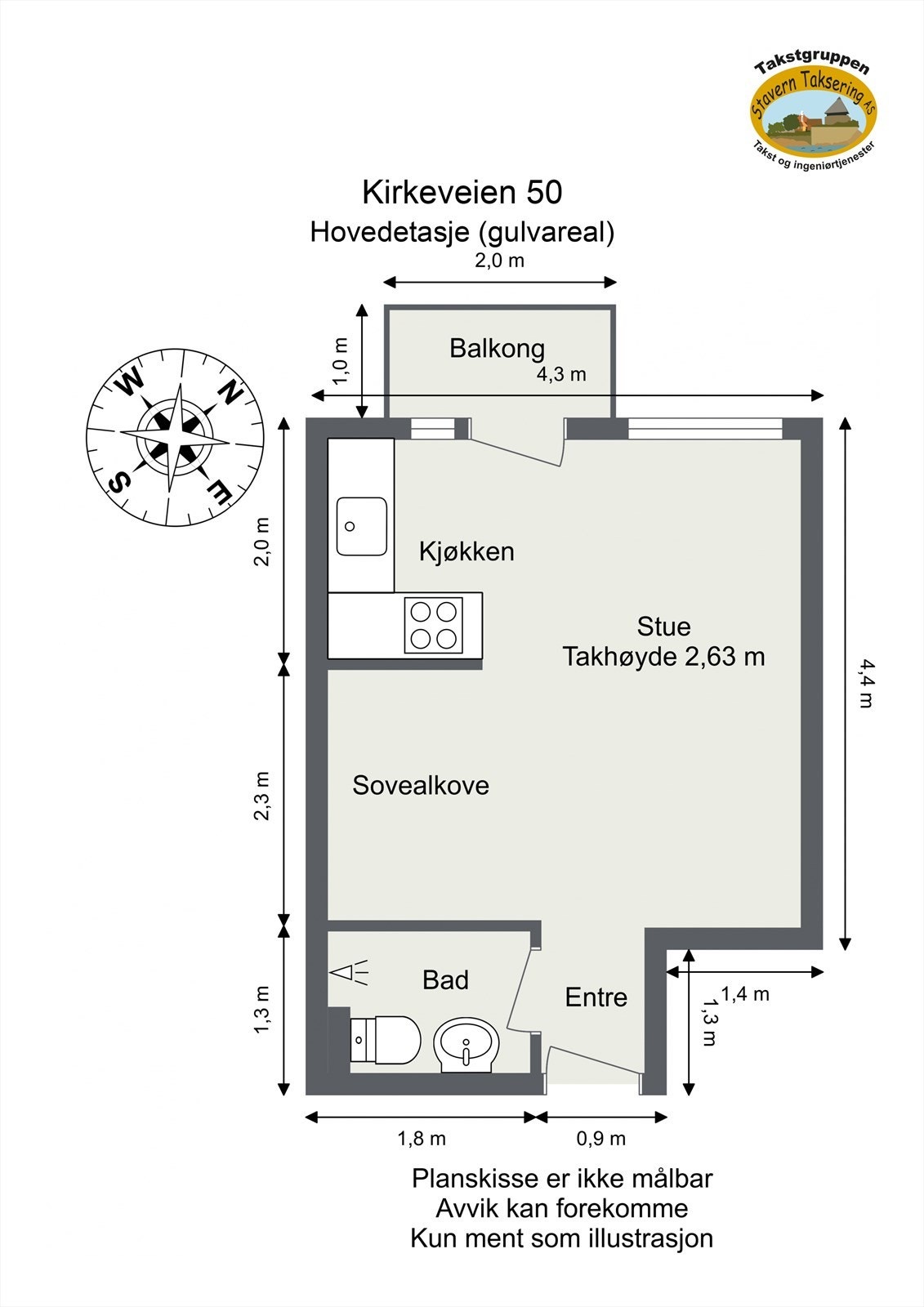 Plantegning Galleribilde