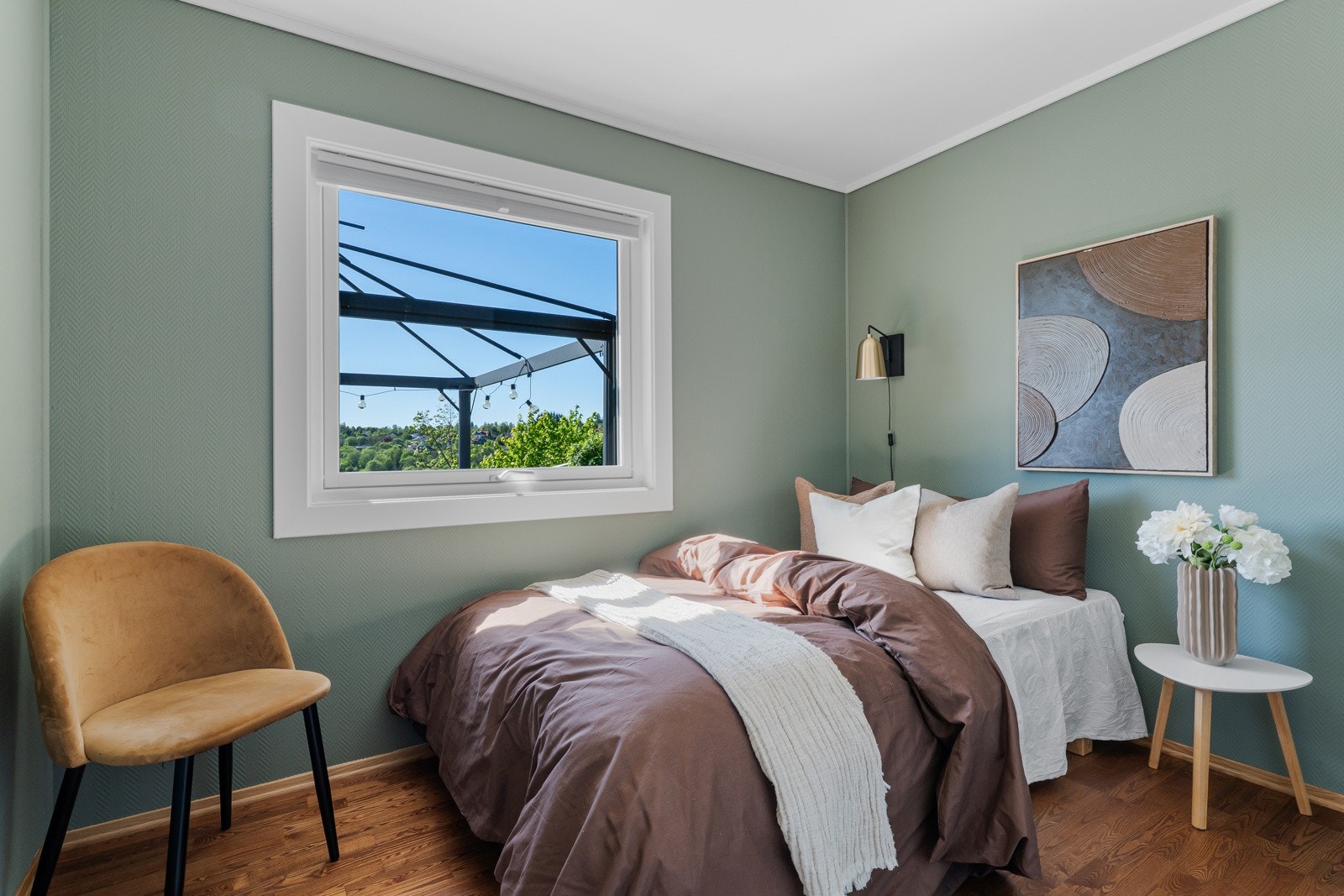 Soverom 2 i hovedetasje måler 9 kvm. Galleribilde