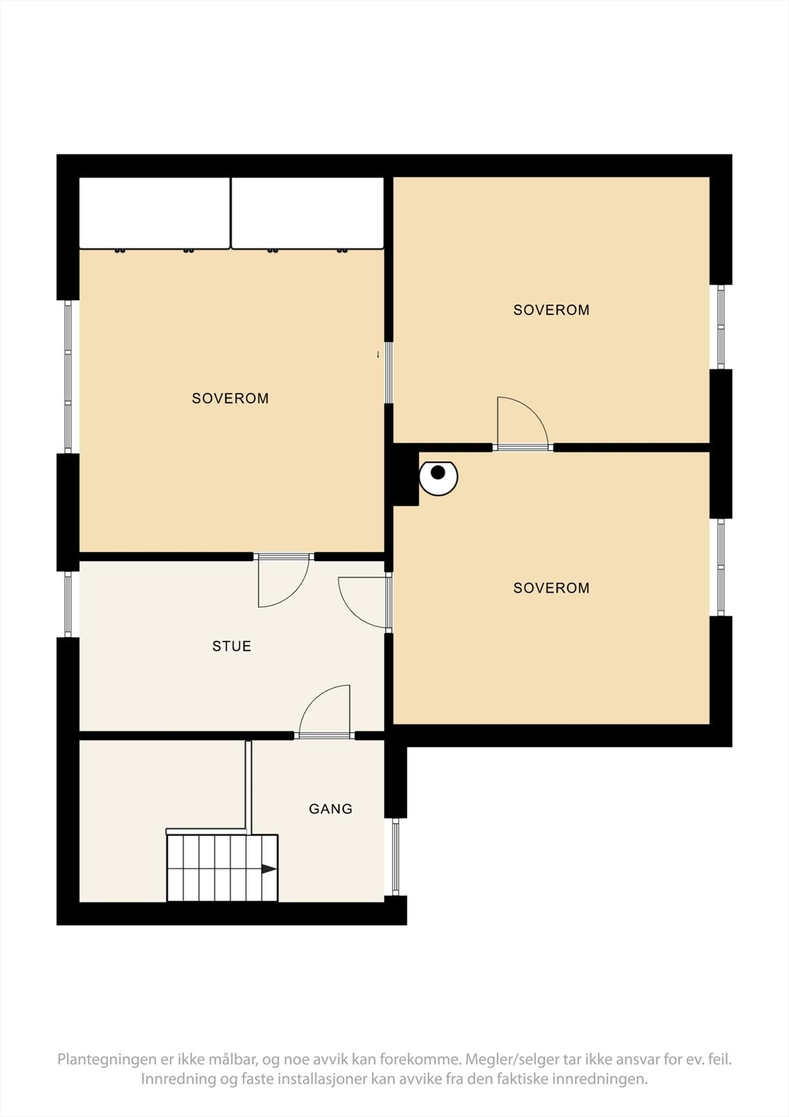 2.etasje plantegning Galleribilde