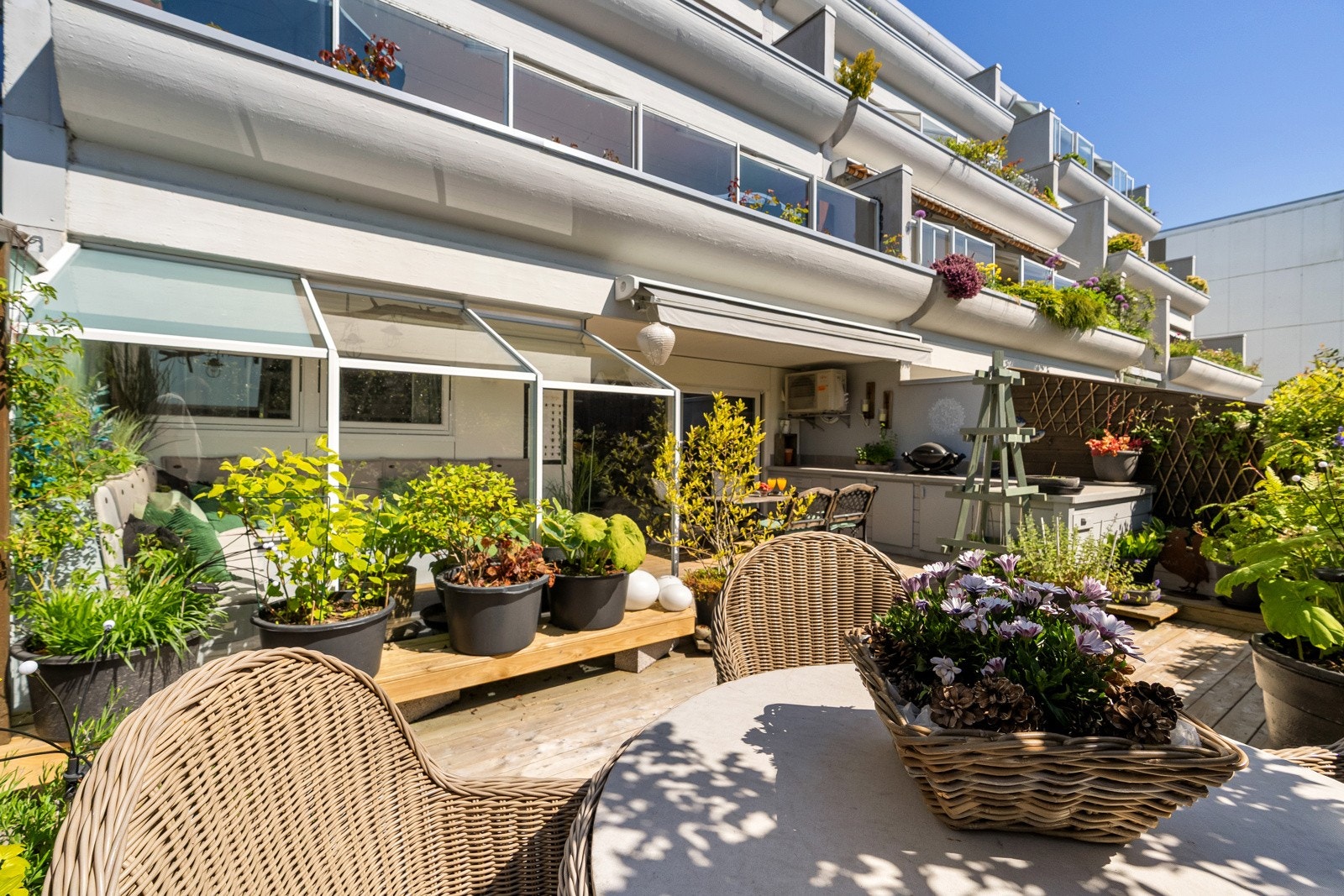 Uteområdet. Galleribilde