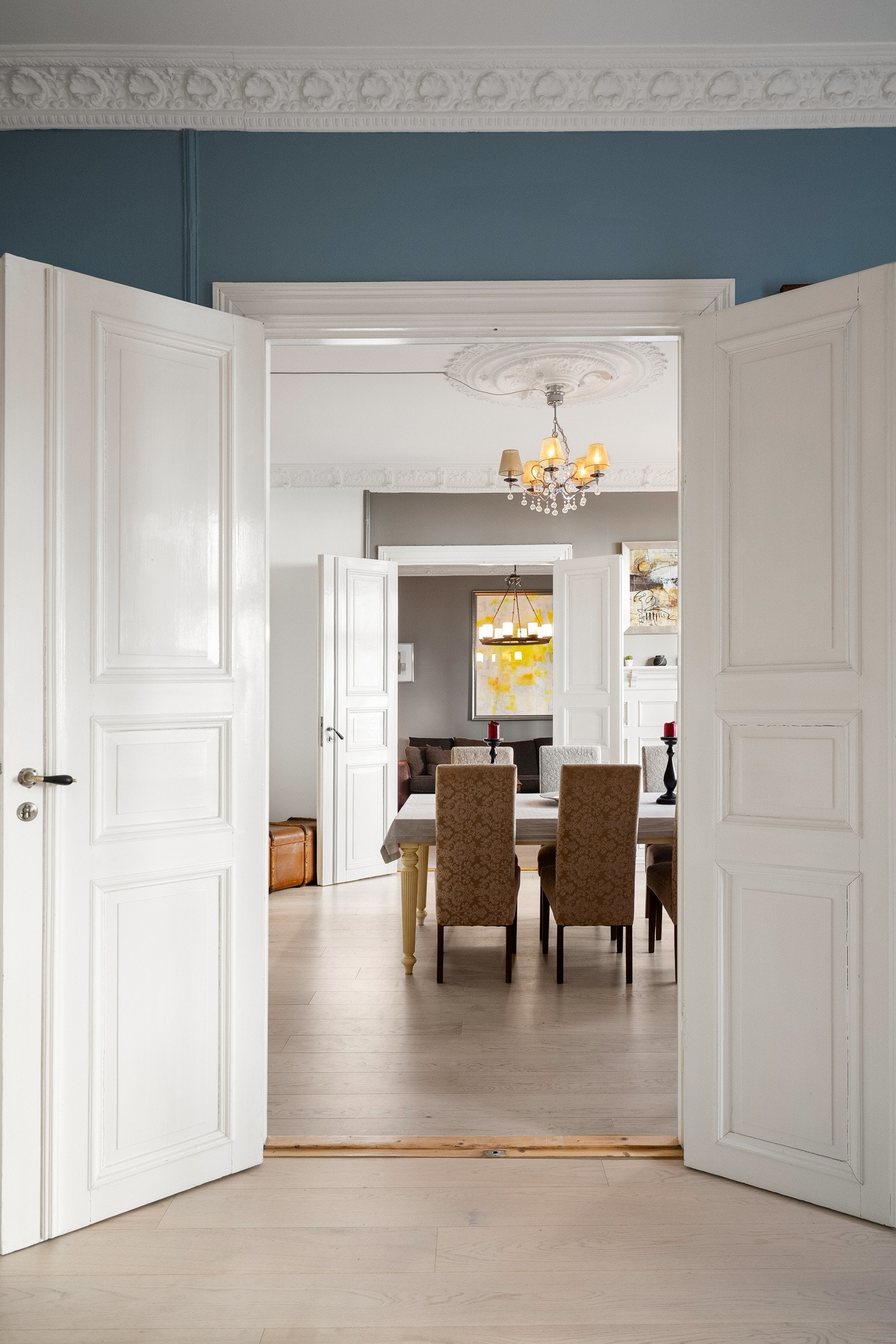 Hovedsoverommet har tidligere vært brukt som en tredje stue Galleribilde