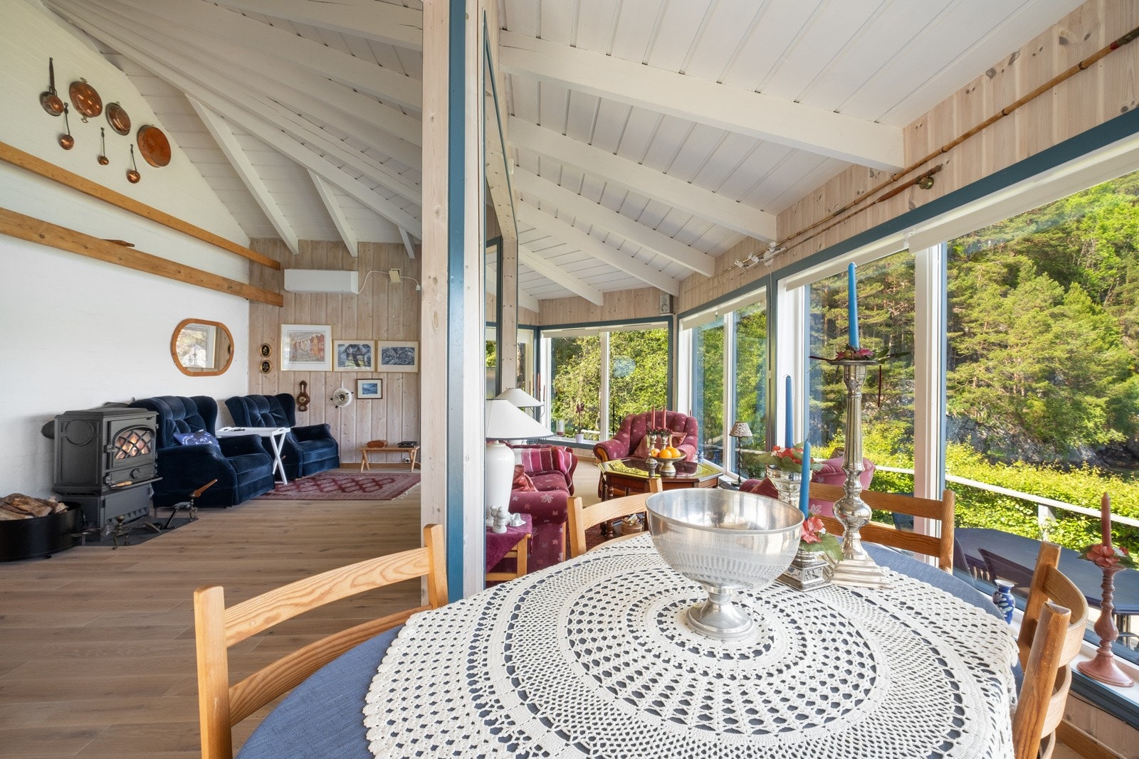 Vedovn i stuen for både varme og kos. Galleribilde