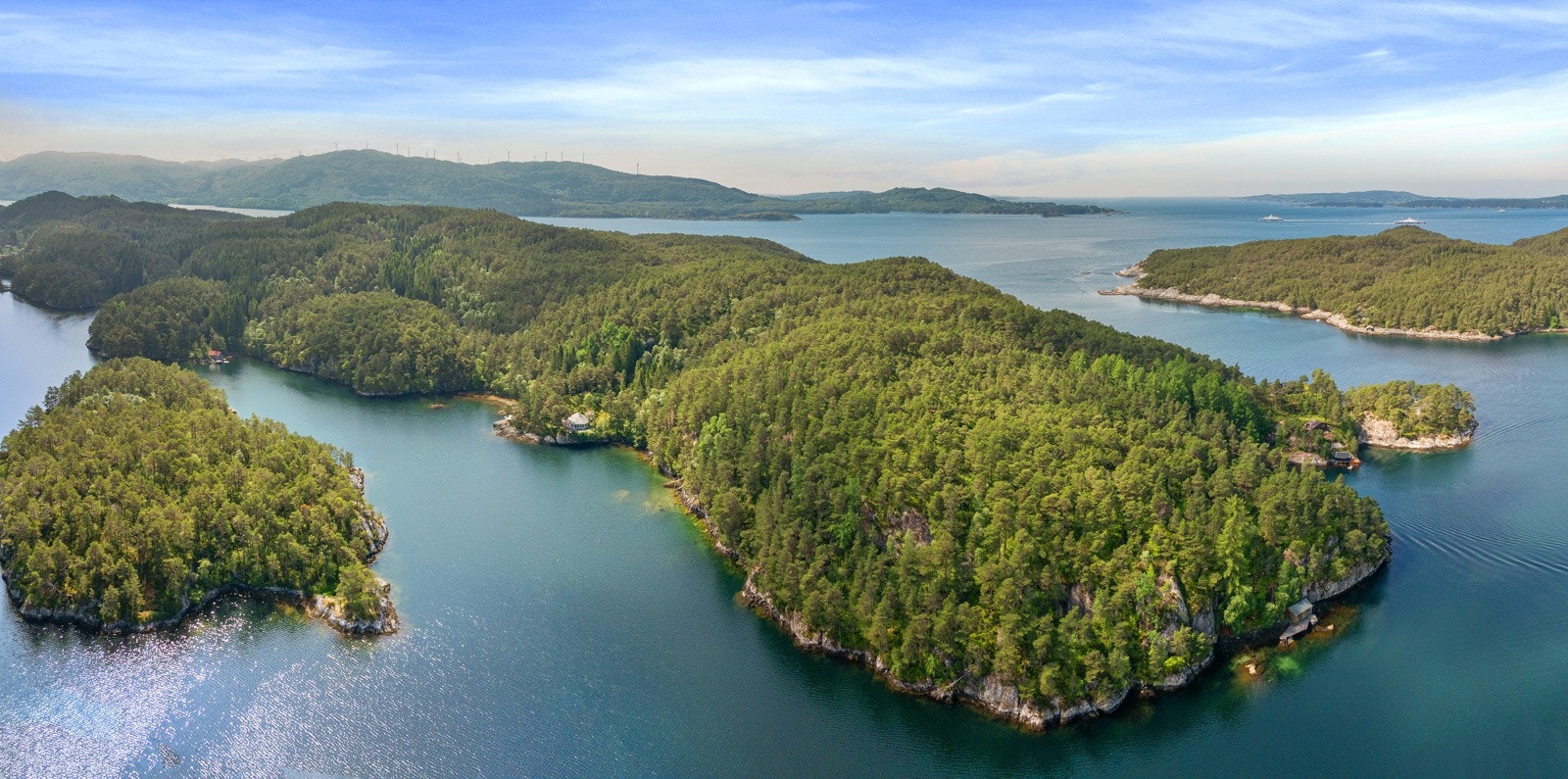 Vakker skjærgård her på Vestlandet. Galleribilde