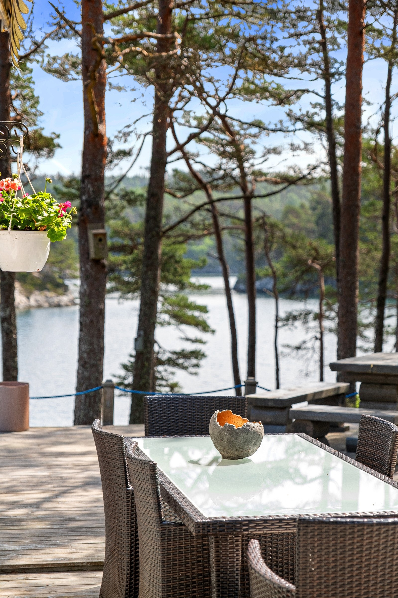 Her nytes gode solforhold og fredelige omgivelser Galleribilde