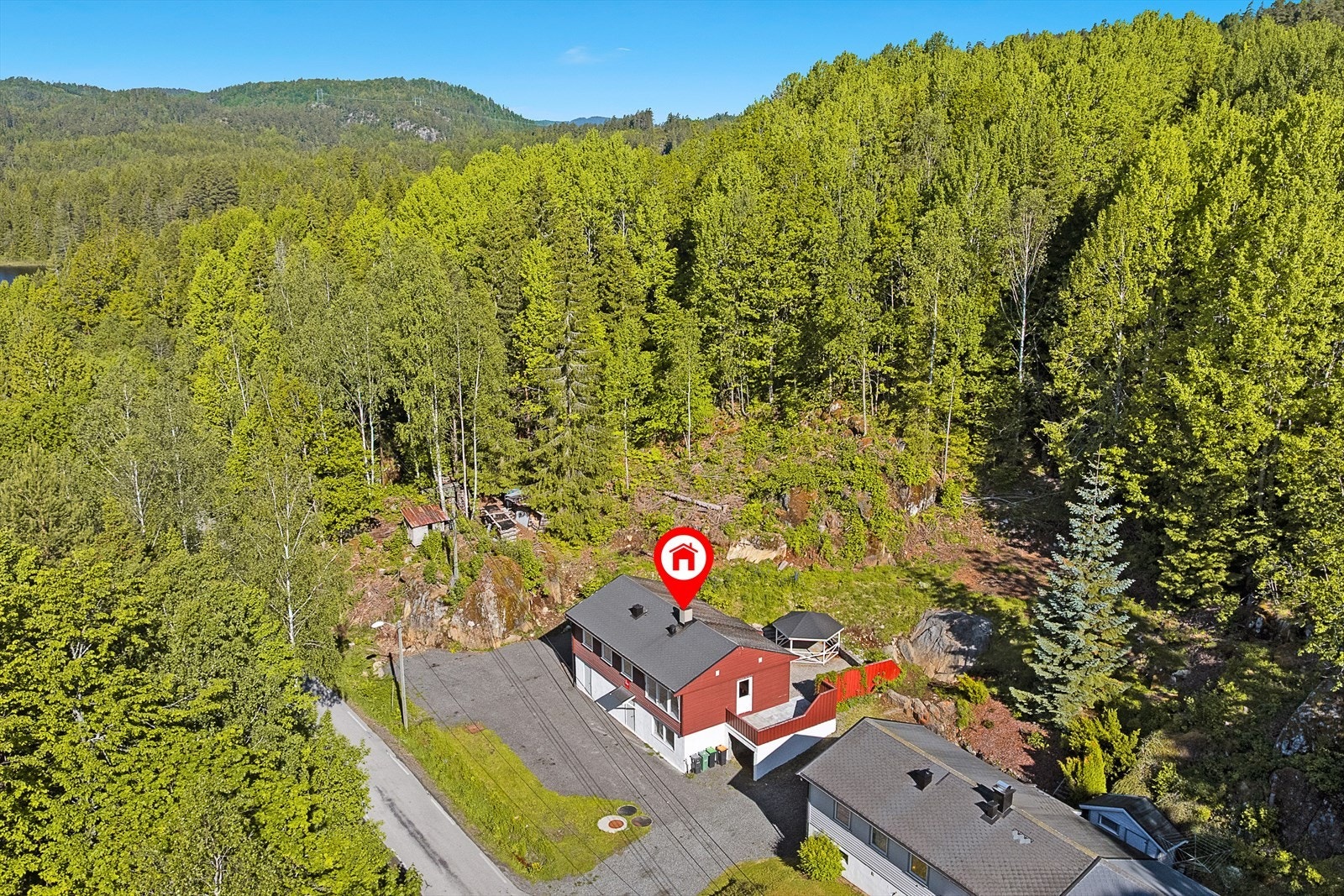 Dronefoto Galleribilde