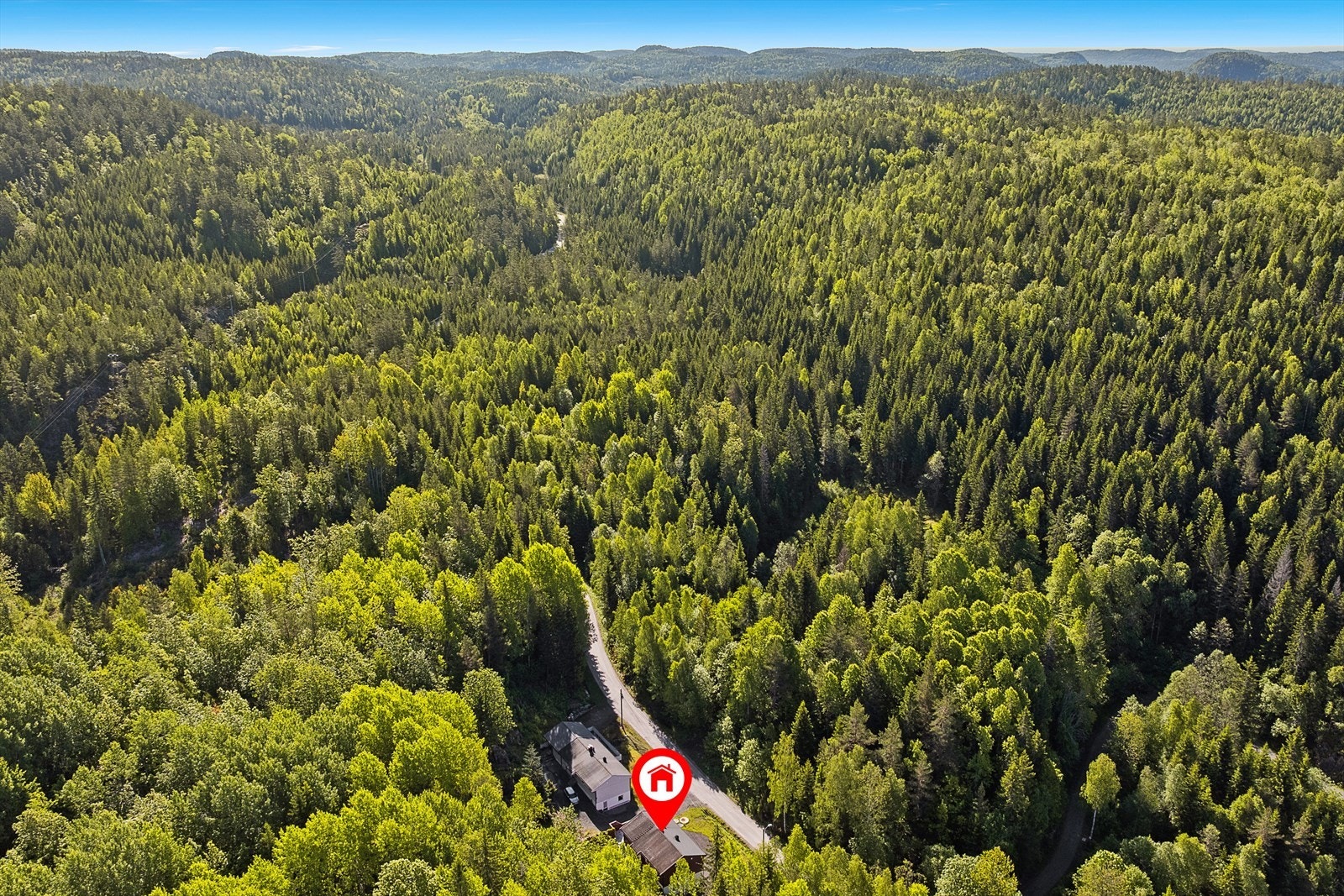 Naturskjønne omgivelser Galleribilde