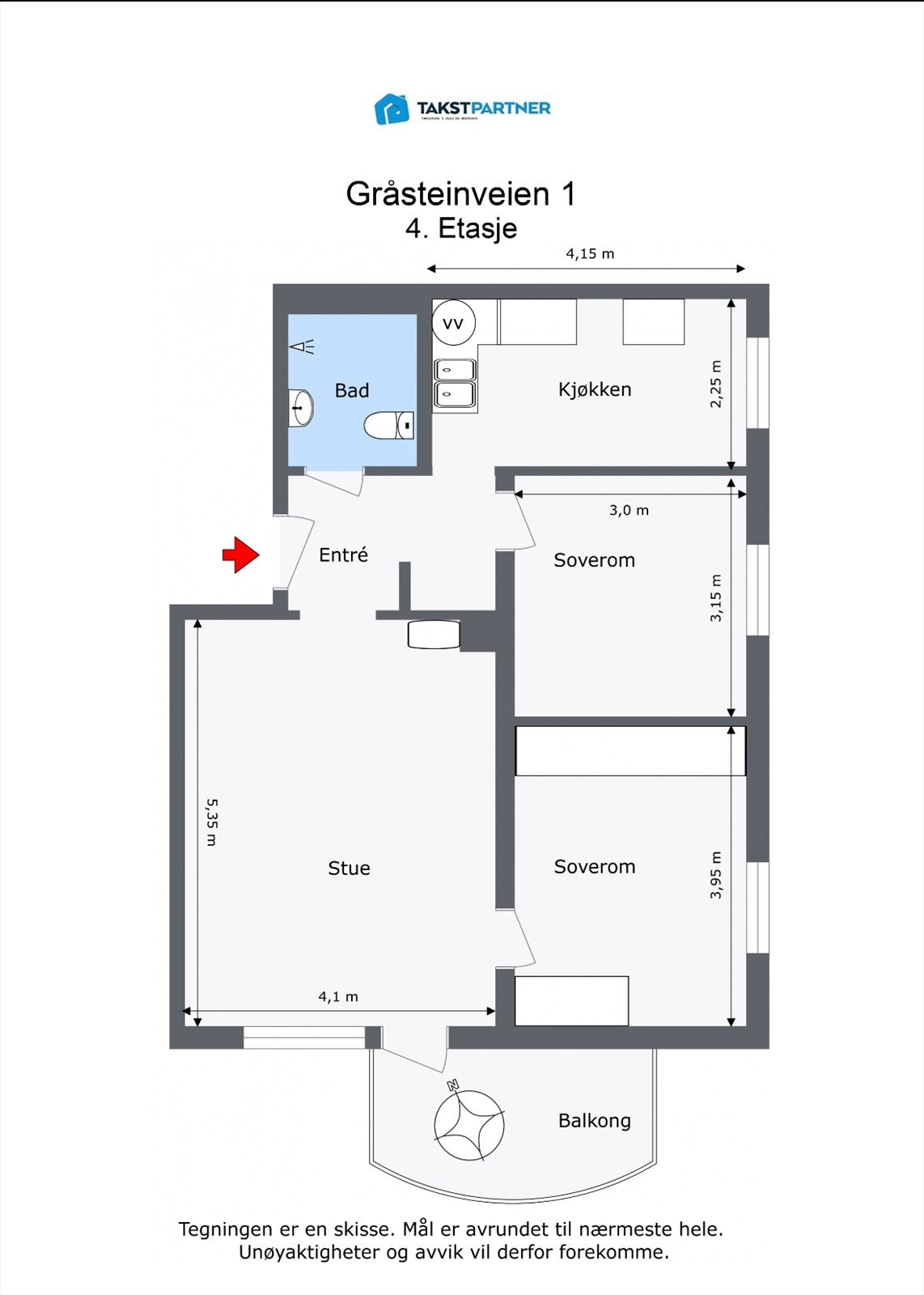 Plantegning Galleribilde