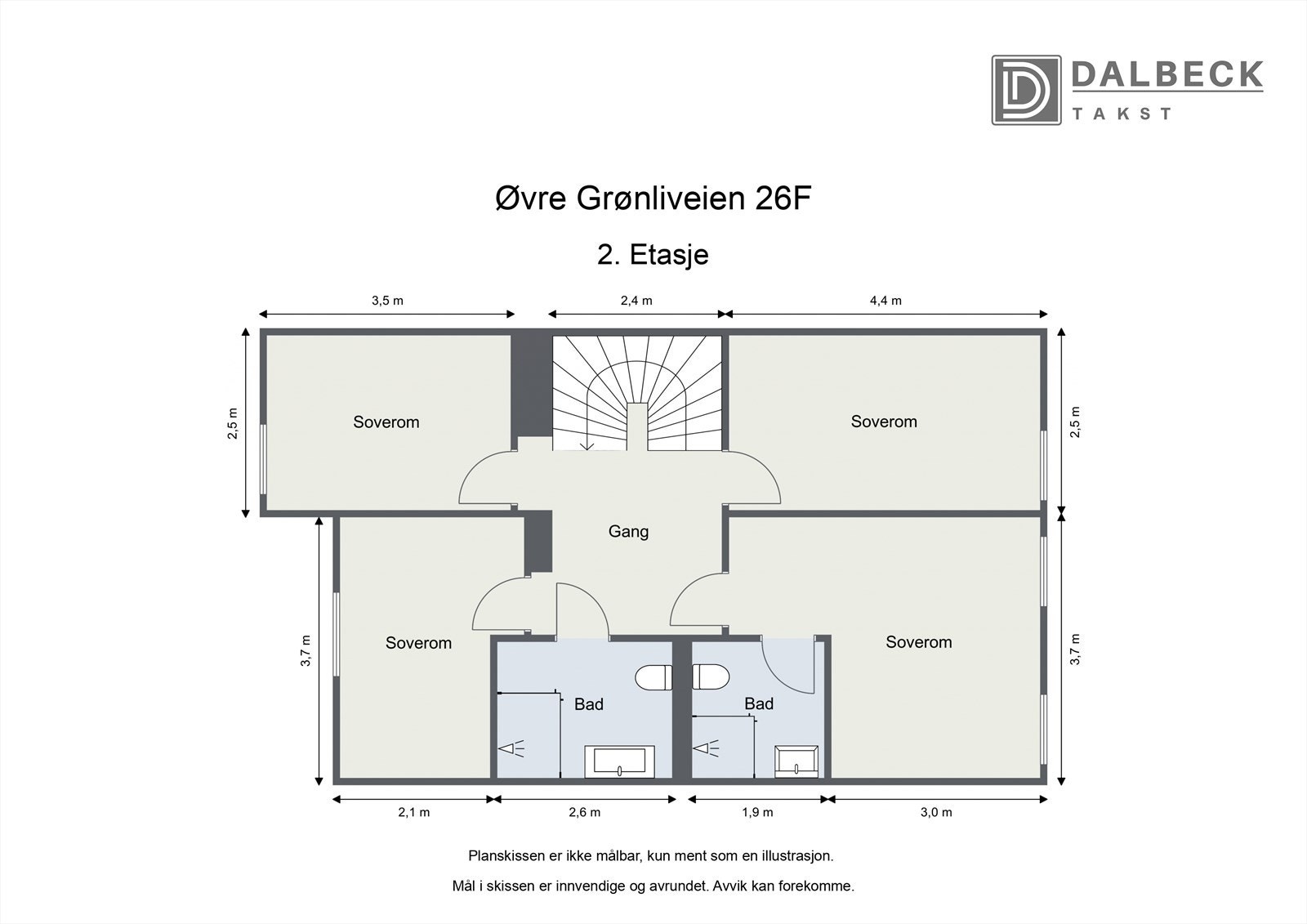Plantegning - 2. Etasje Galleribilde