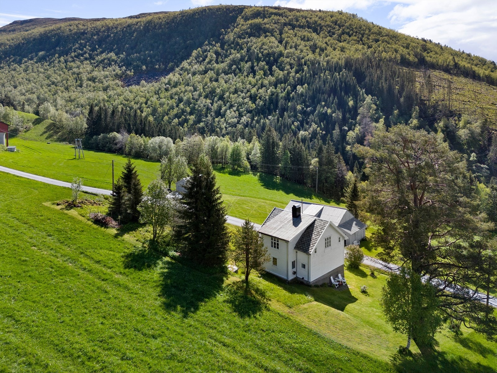 Dronefoto mot sørøst. Galleribilde