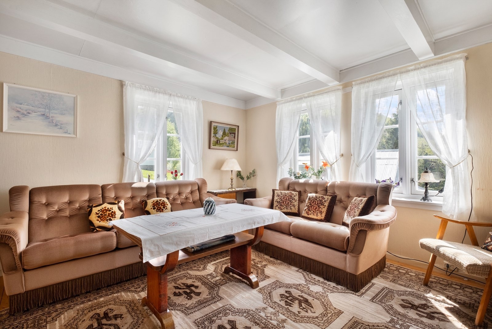 Lys og koselig stue. Galleribilde