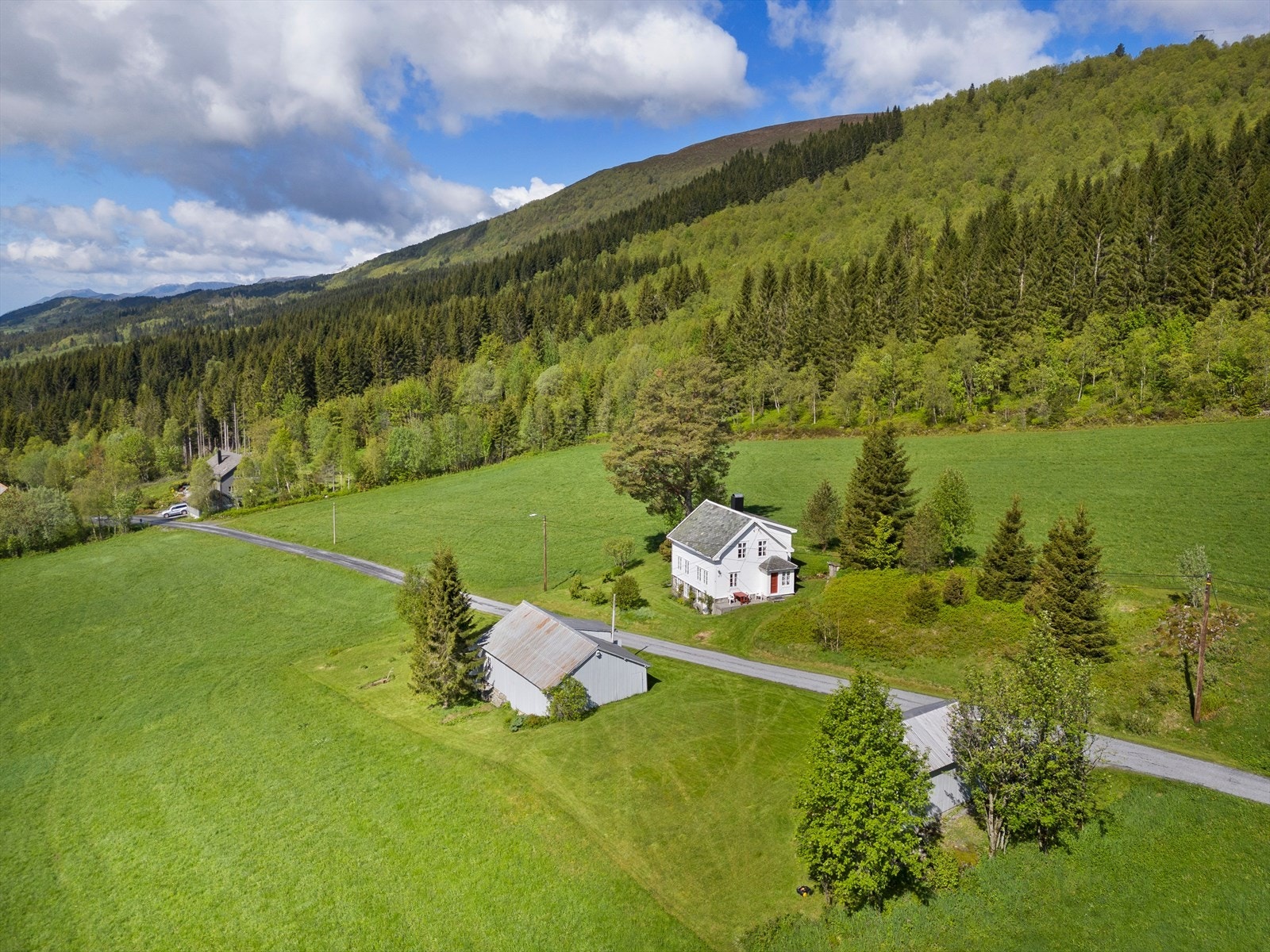 Dronefoto mot nordvest. Galleribilde