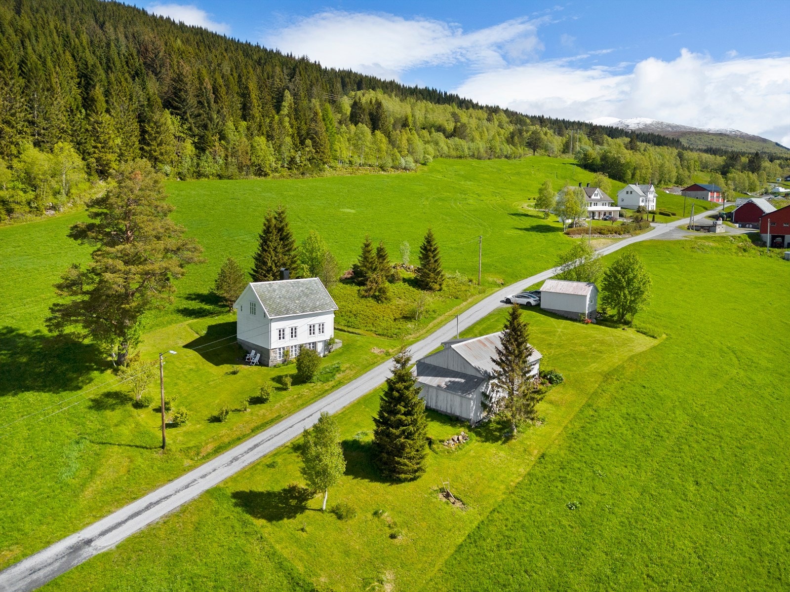 Dronefoto mot nordøst. Galleribilde