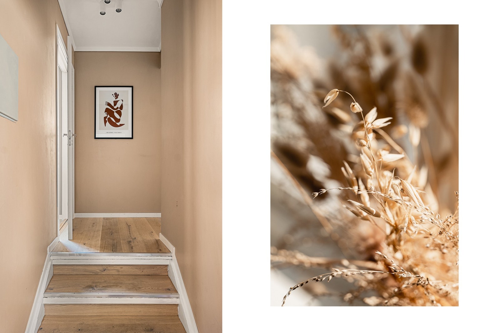 Leiligheten ønsker deg velkommen med en lys entré. Galleribilde
