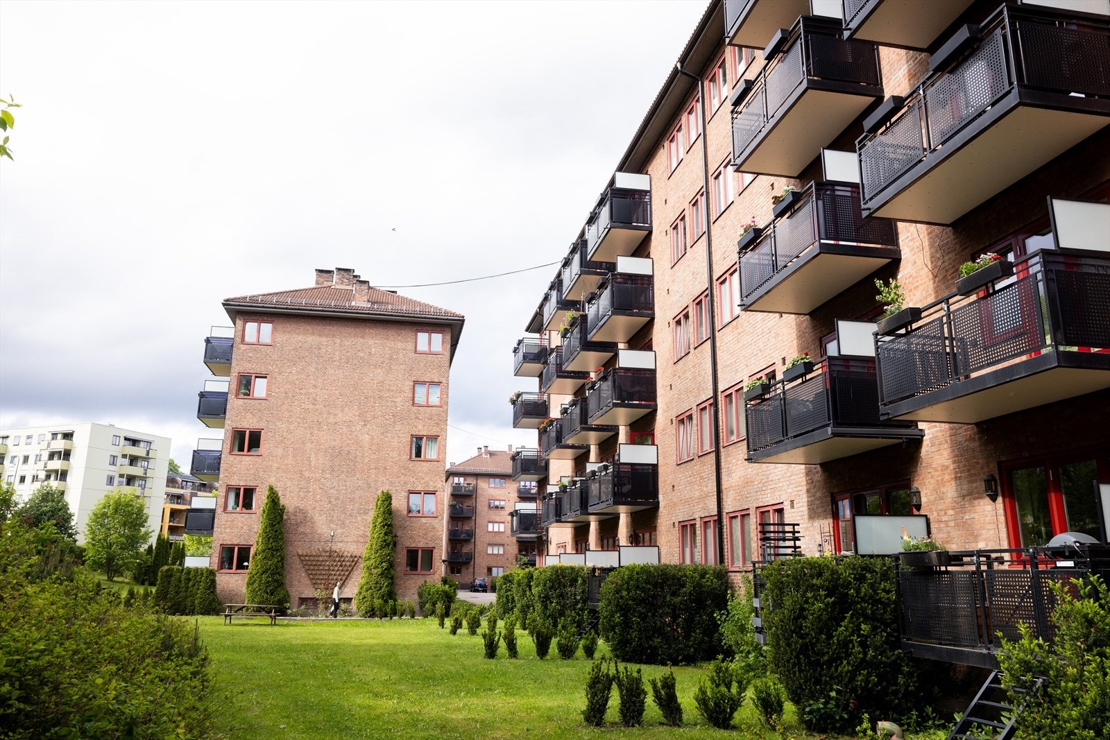 Maridalsveien Borettslag består av 356 (199 toroms og 157 ettroms) andelsleiligheter fordelt på 7 blokker. Galleribilde