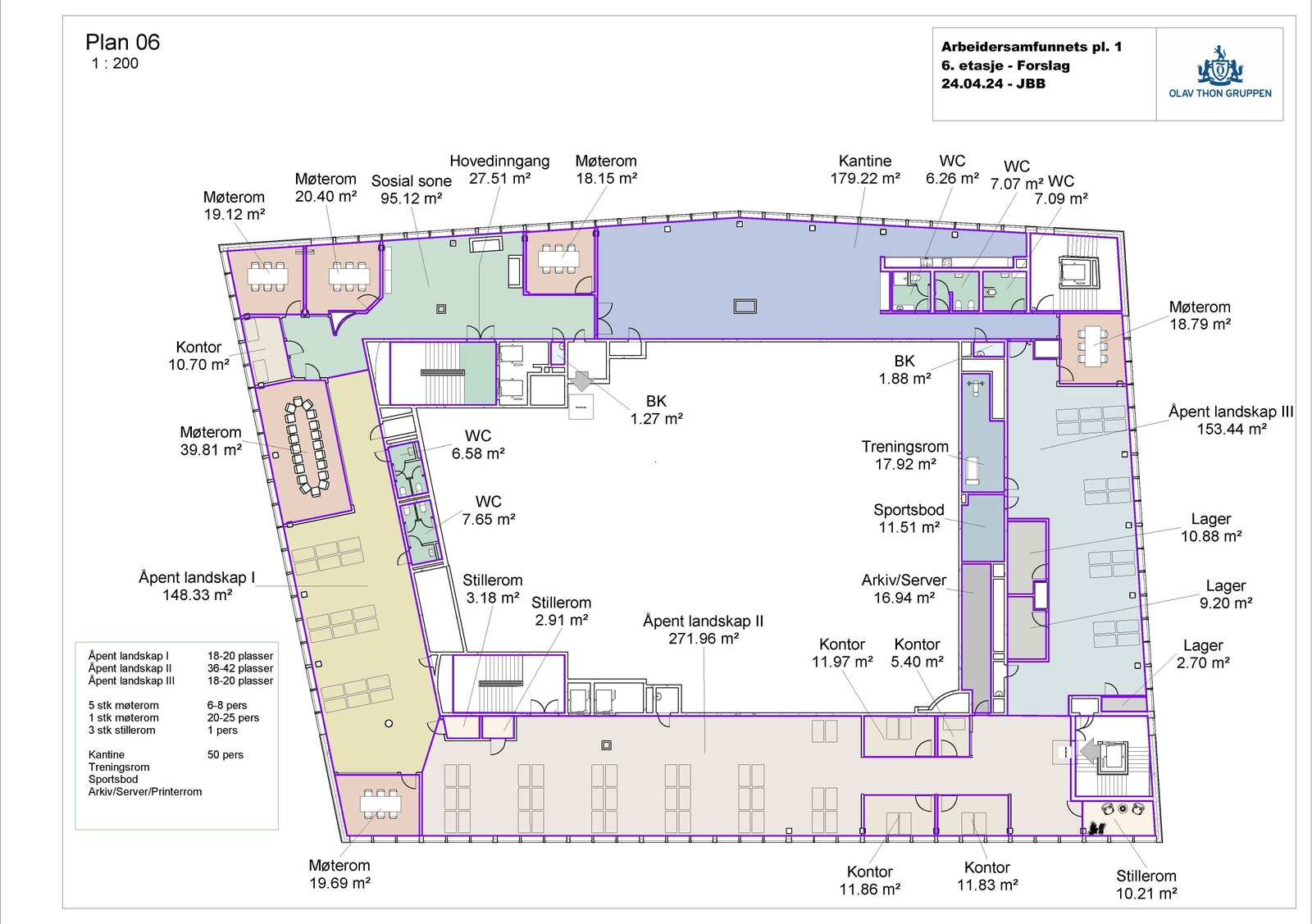 Planløsning forslag 3 Galleribilde