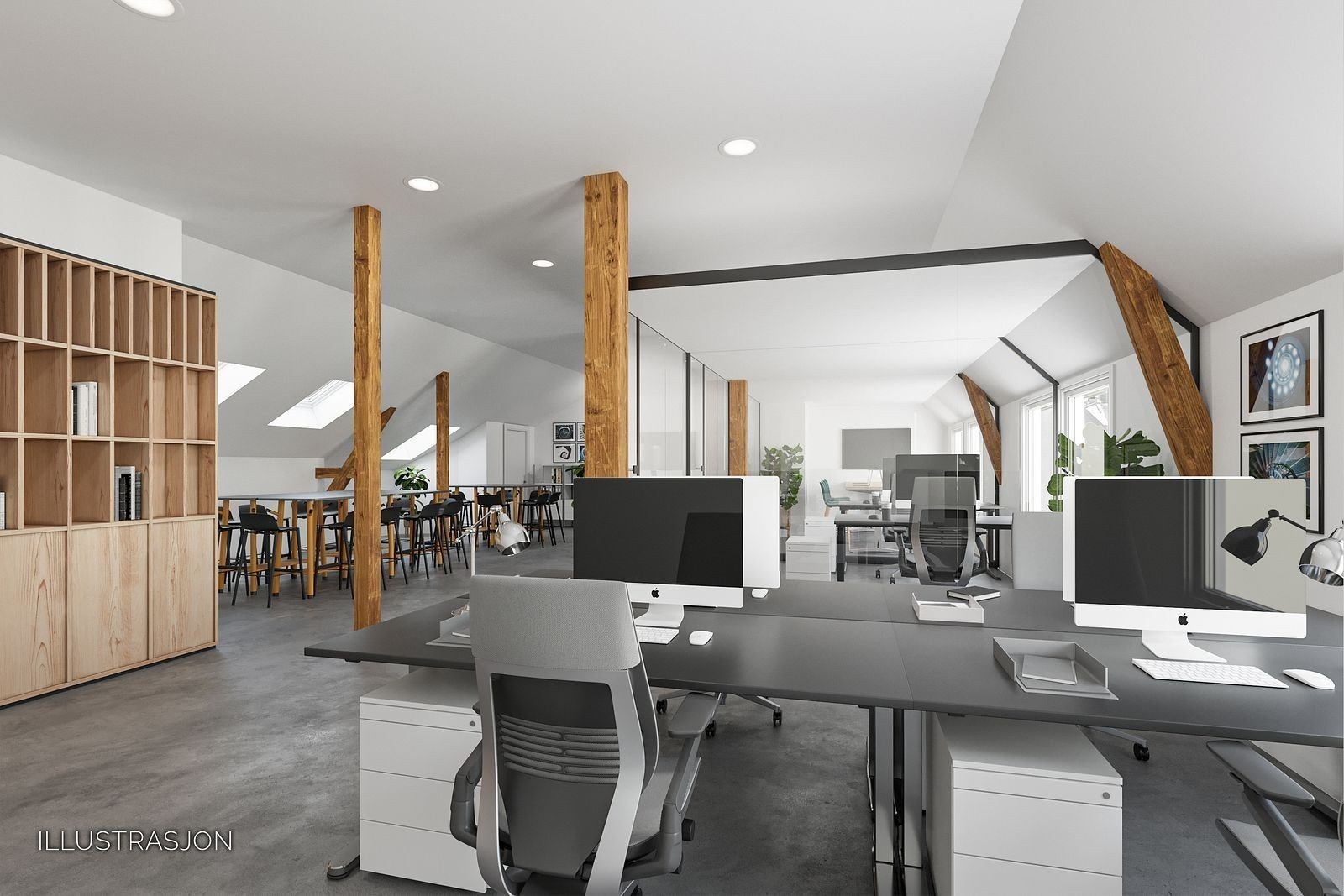 Illustrasjonsbilder av lokalet Galleribilde