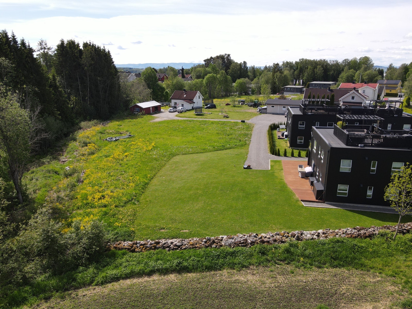 Oversikt av tomte nr 9-12 Galleribilde