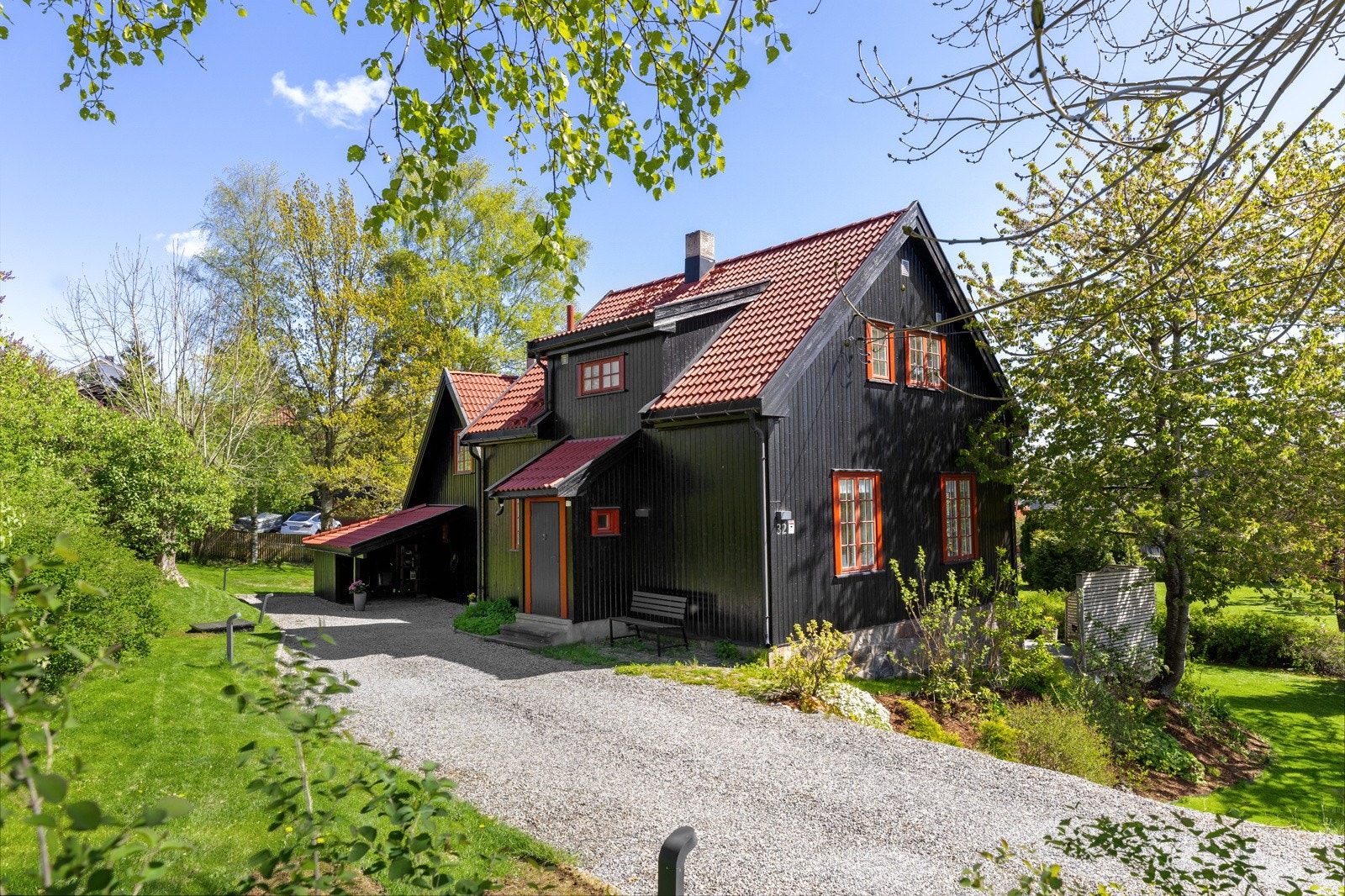 Adkomstvei fra Frydenbergveien Galleribilde