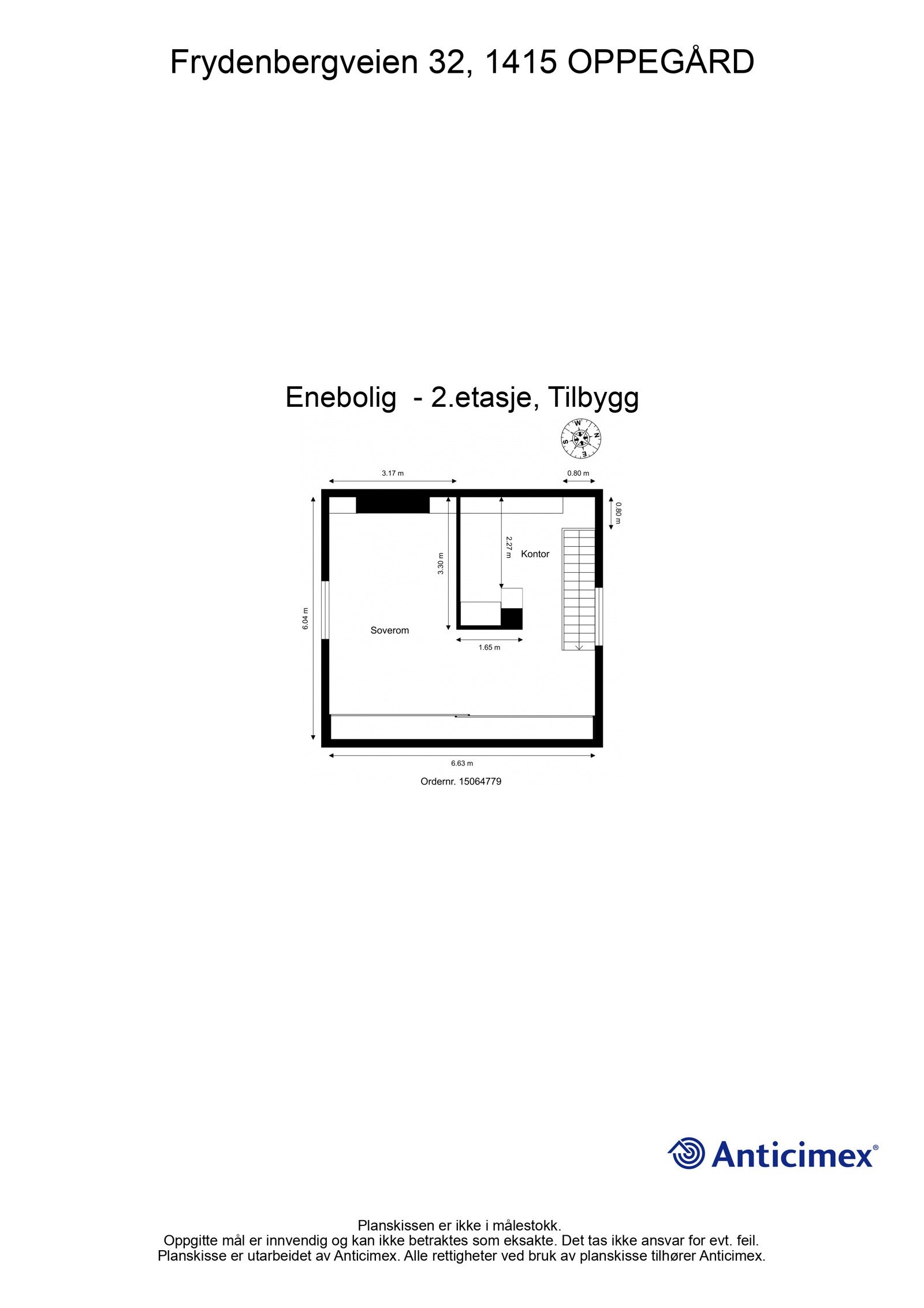Plan 2. etasje tilbygg Galleribilde