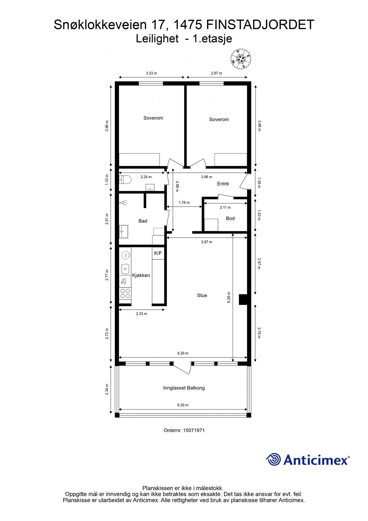 Planskisse. Galleribilde