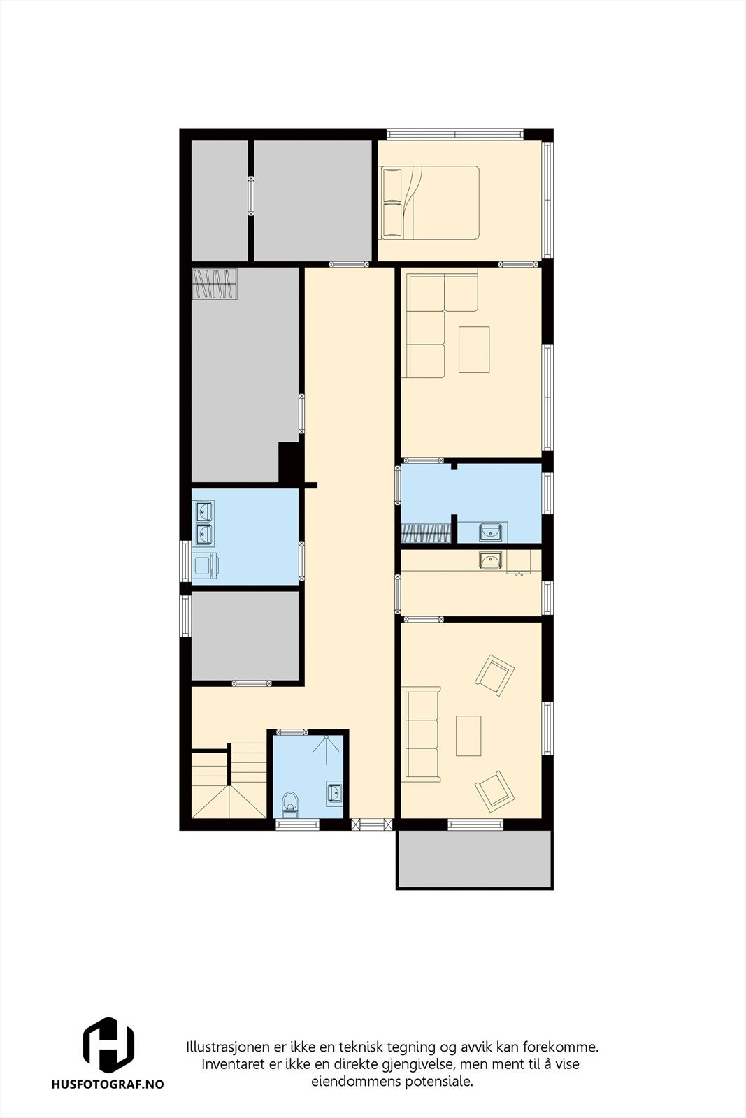 Underetasje Galleribilde