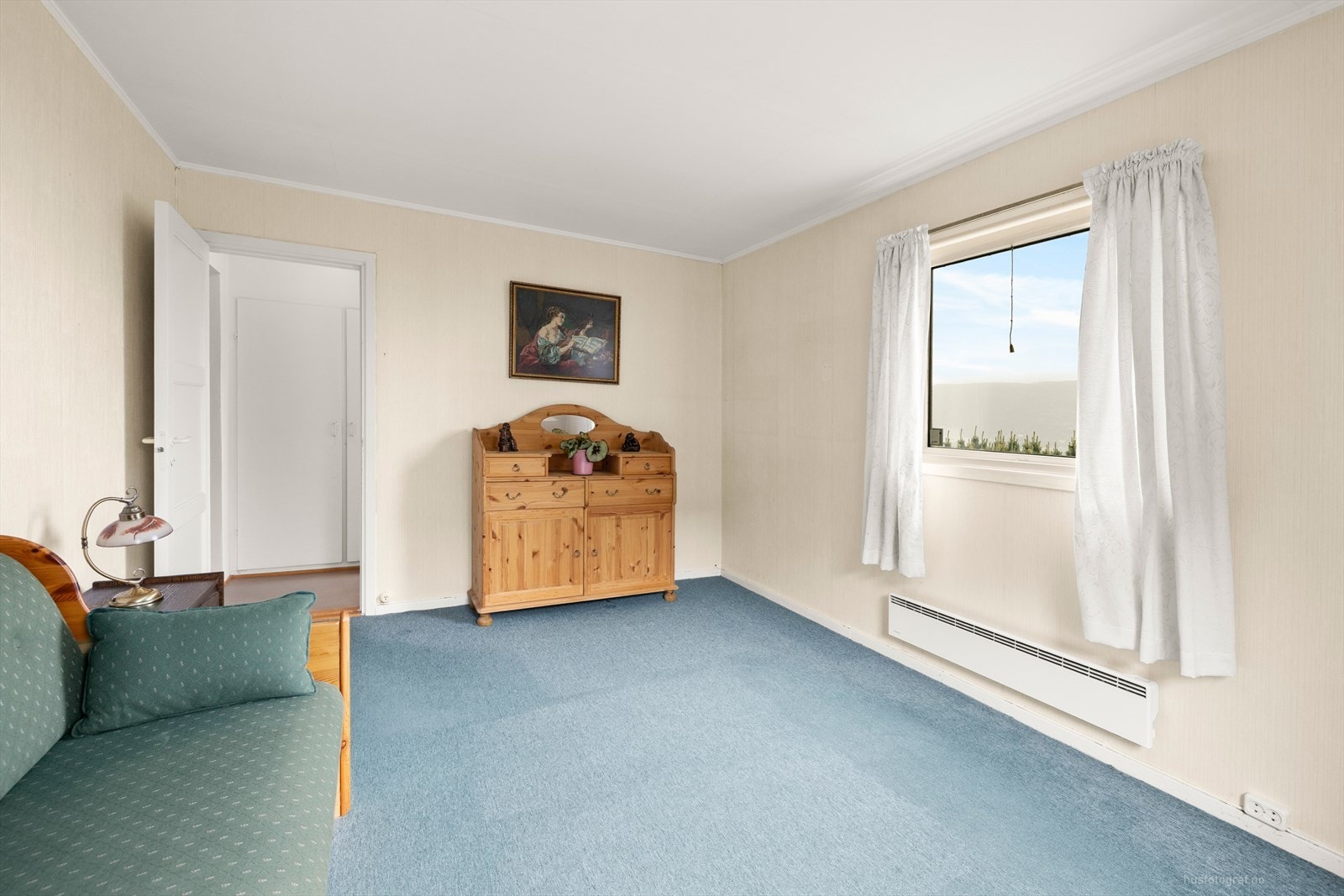 Rommet er beskrevet som hybel på godkjent tegning Galleribilde