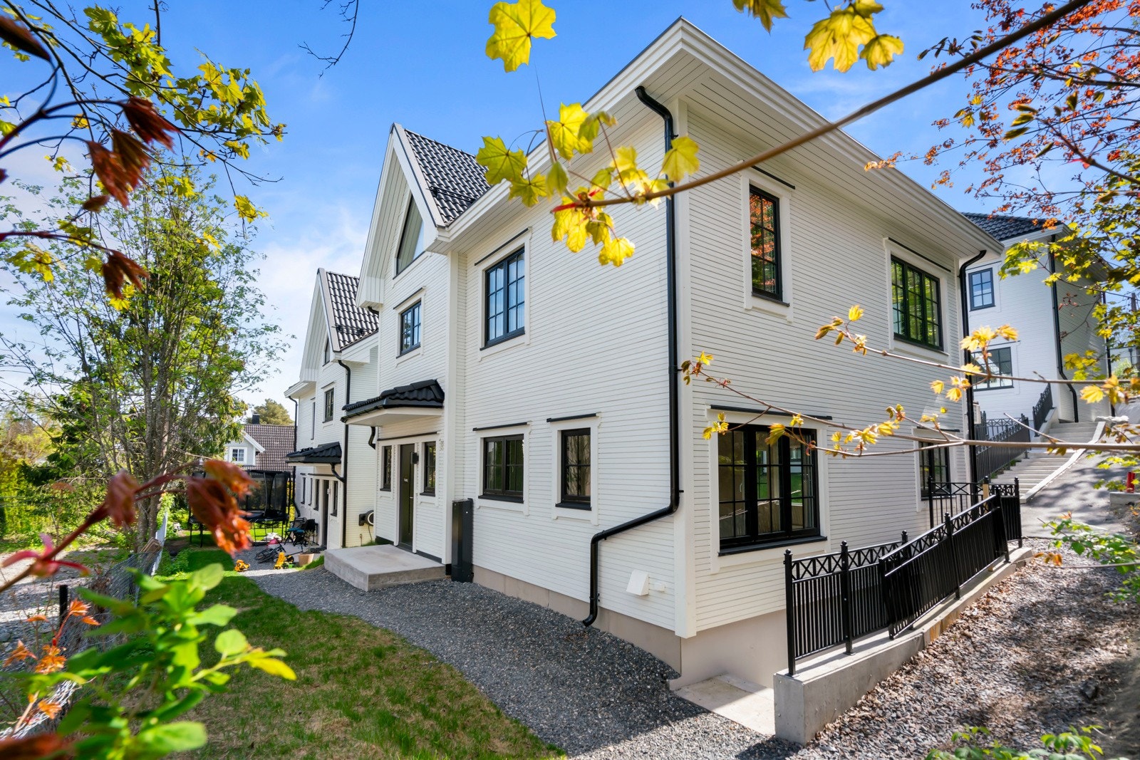 Sameiet består av fire nyoppførte boliger. Galleribilde