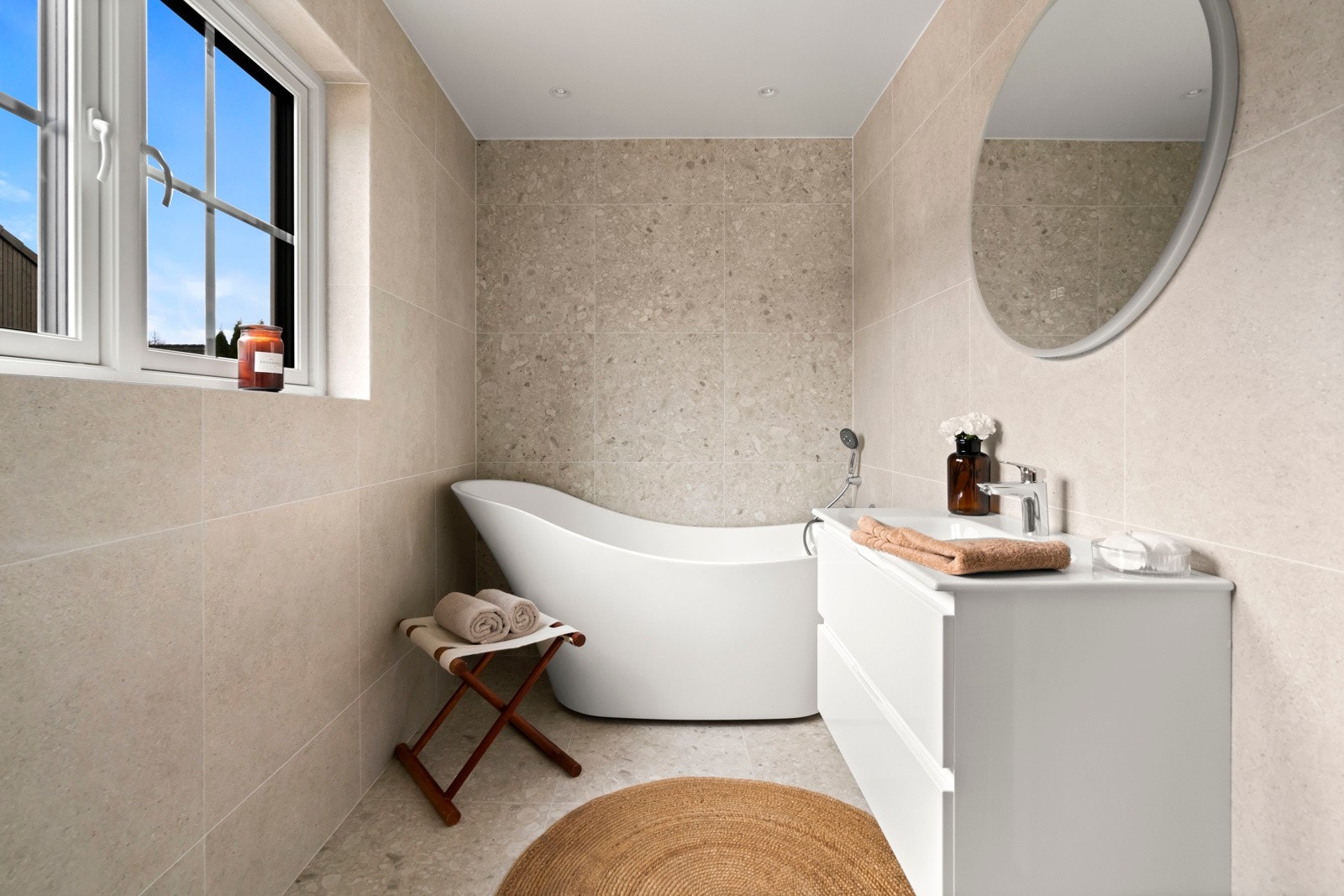 Baderom II er vel utstyrt med badekar. Galleribilde