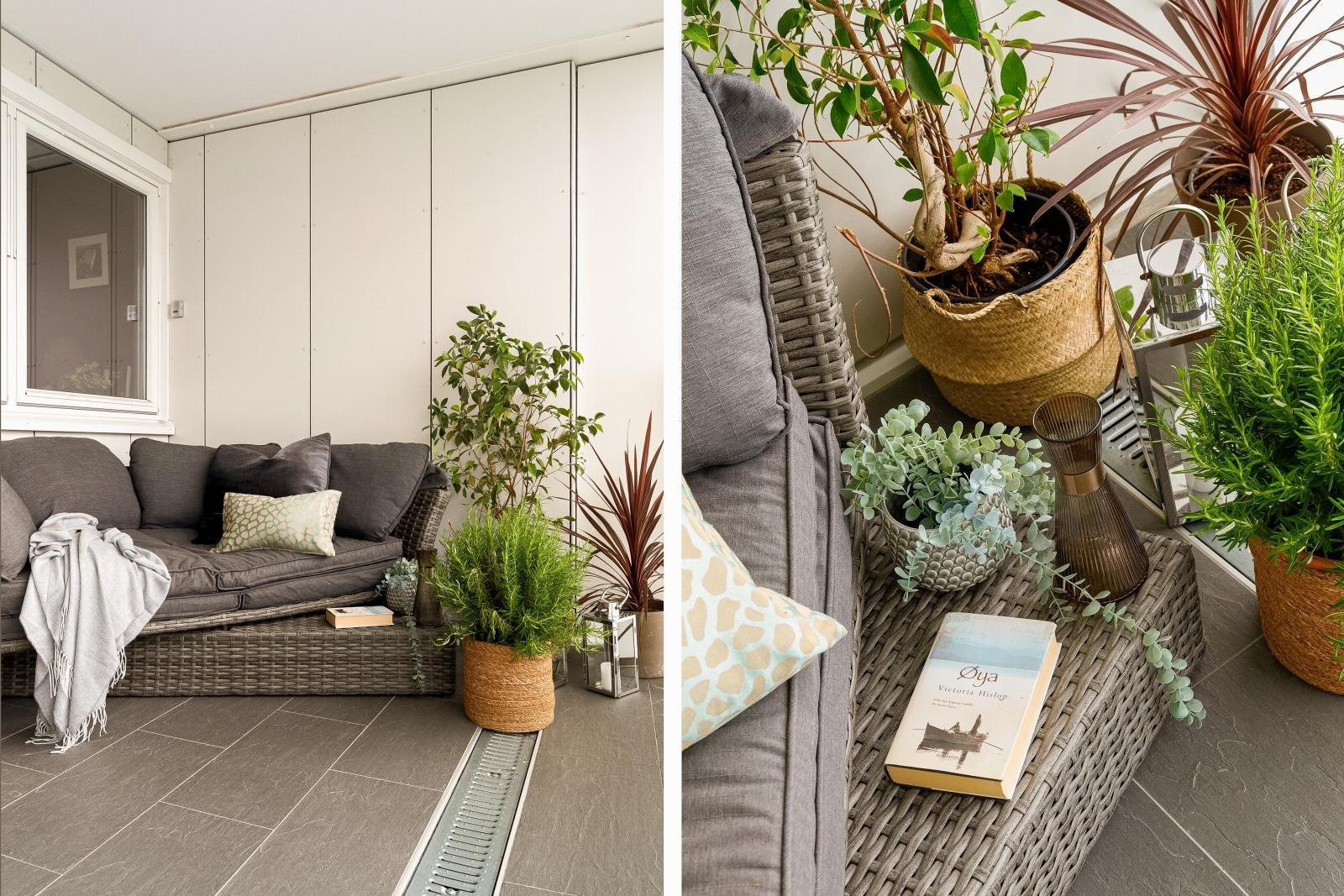 Perfekt uteplass for både rolige kaffestunder og sosiale sommerdager. Galleribilde