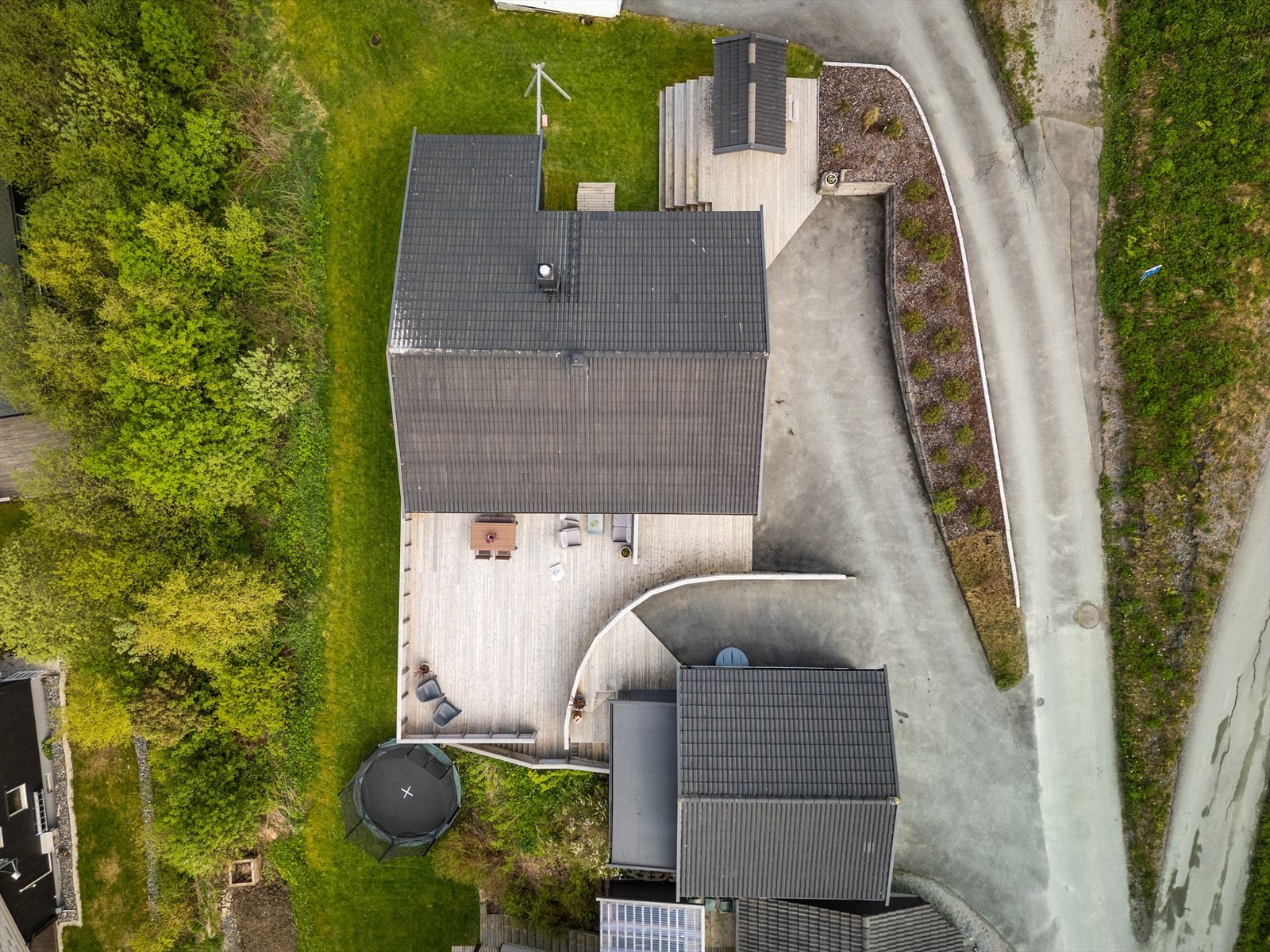 Dronefoto Galleribilde