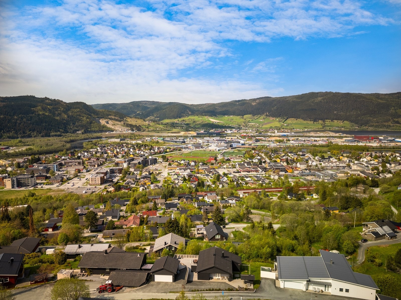 Dronefoto Galleribilde