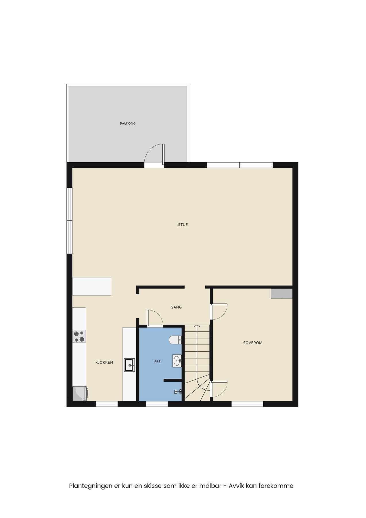 Plantegning andre etasje Galleribilde