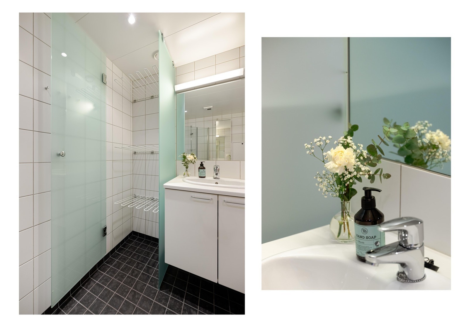 Innerst finner vi et praktisk tørkeskap, som virkelig har kommet til sin rett for dagens eieres småbarnsliv. Galleribilde