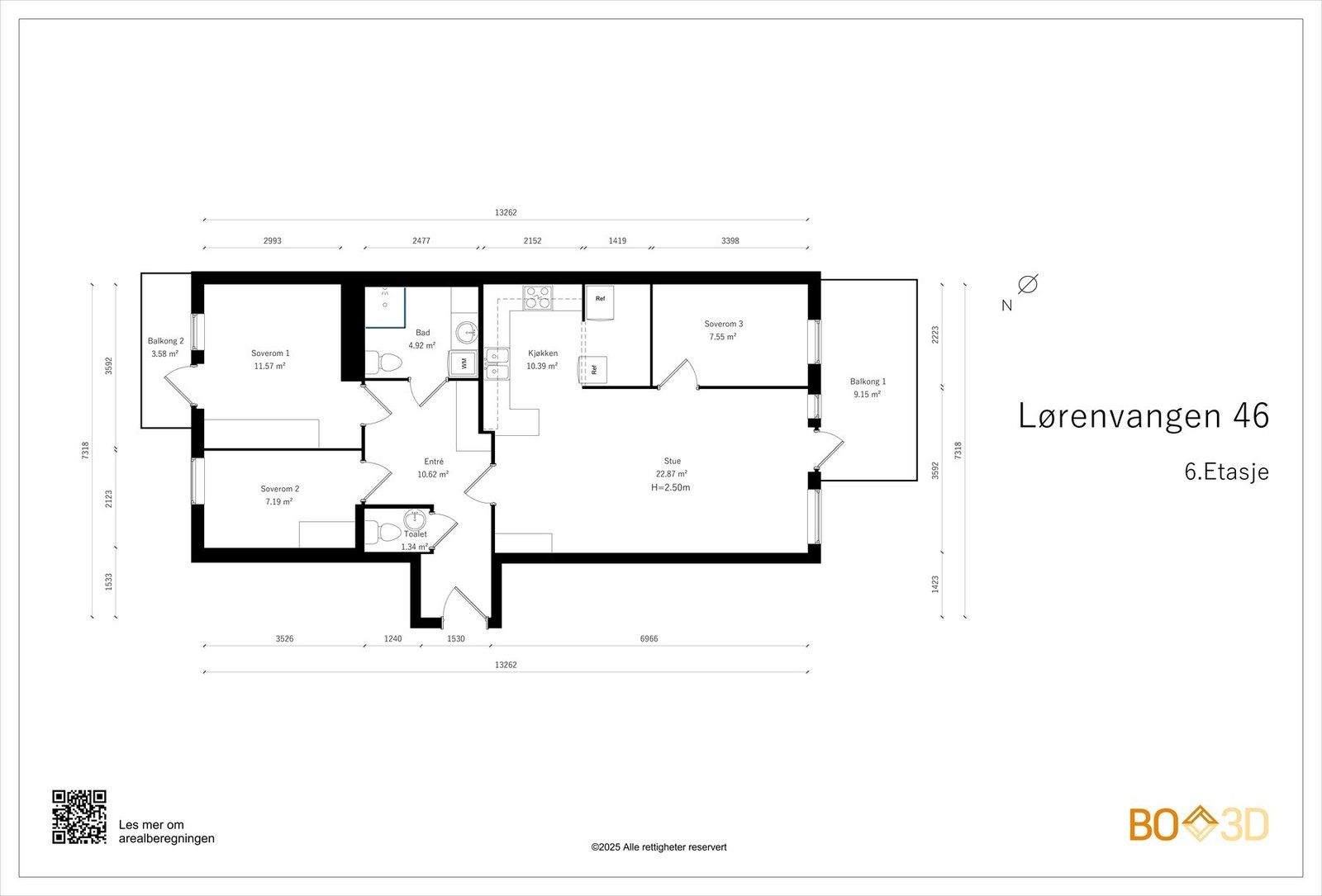 Vi ser nærmere på boligens planskisse før vi blar videre, slik at du får orientert deg litt. Galleribilde