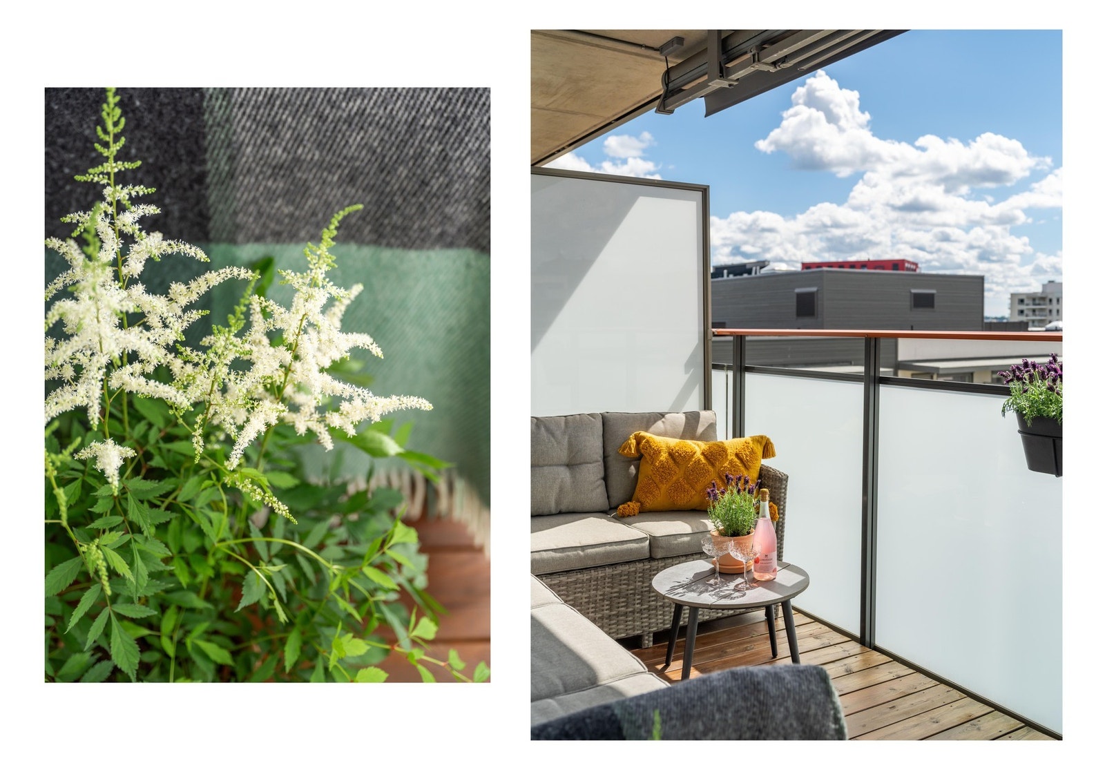 Balkongen er målt til hele 9 kvm. Galleribilde