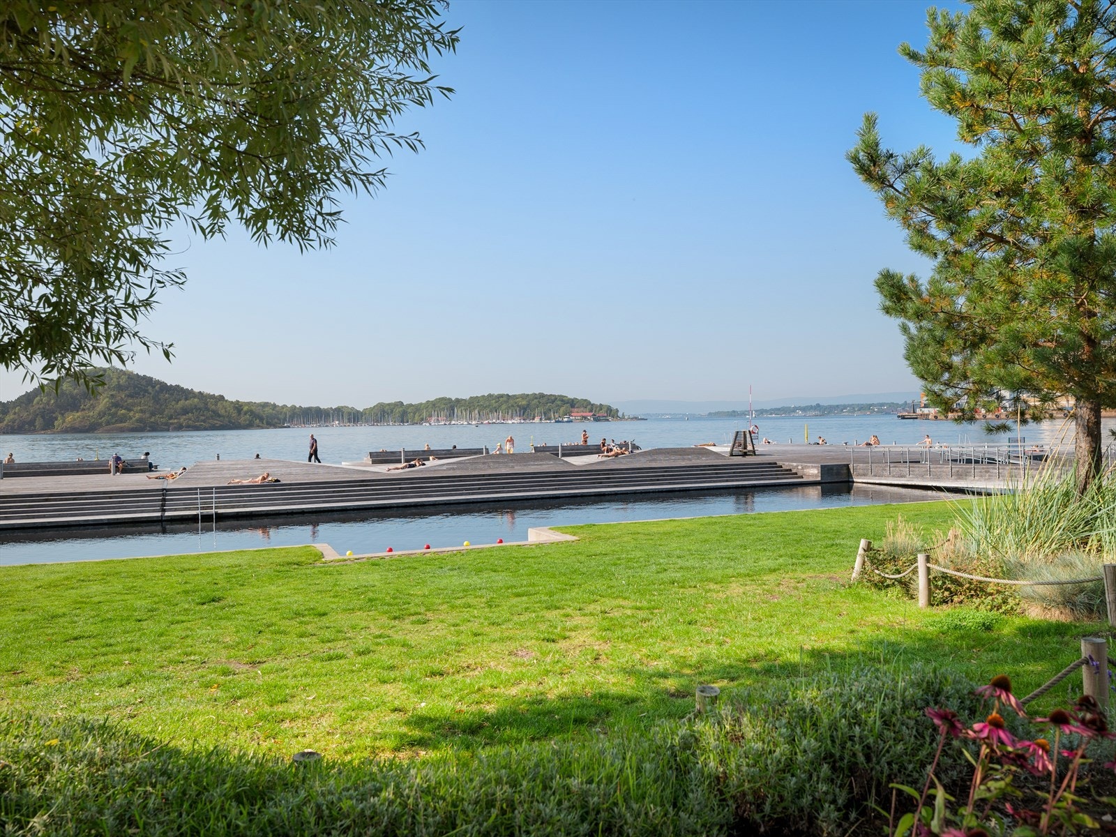 På Sørenga er det forfriskende om sommeren. Galleribilde