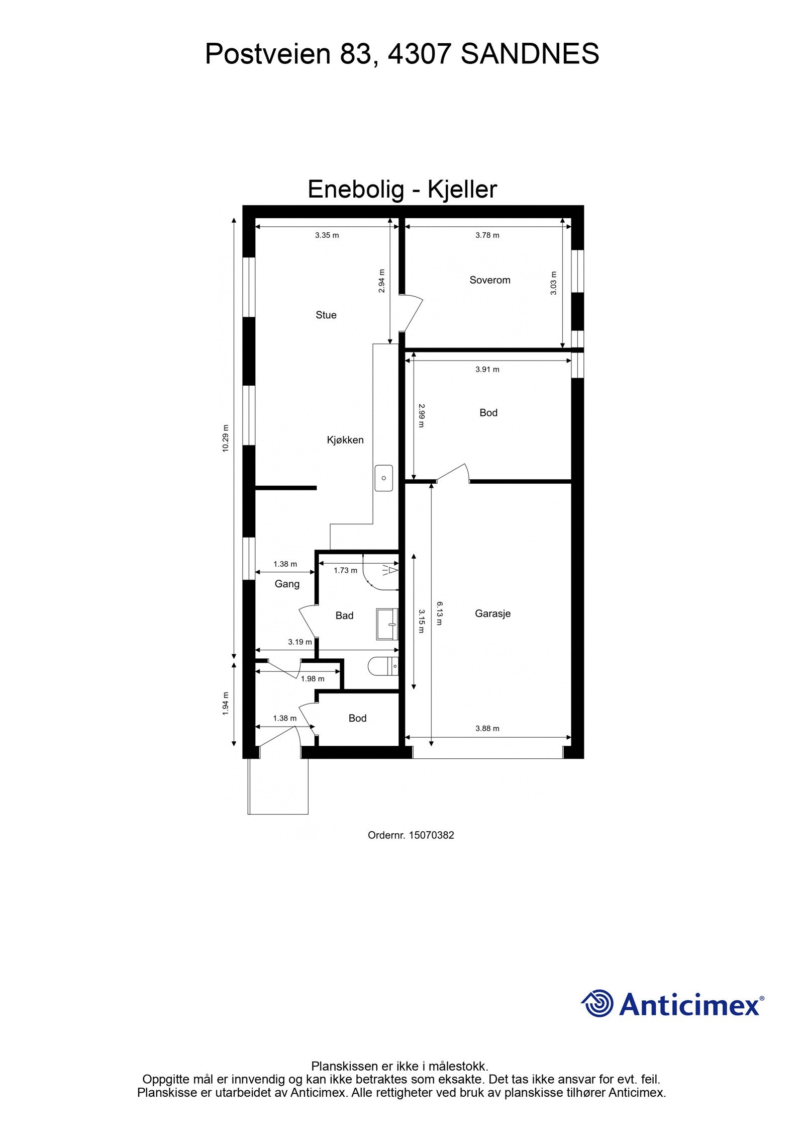 Plantegning-20202021-Enebolig - Kjeller Galleribilde
