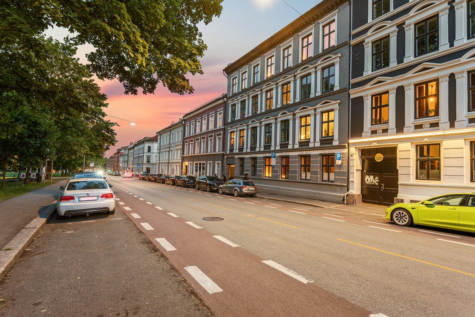 Sofienbergparken er boligens nærmeste nabo Galleribilde
