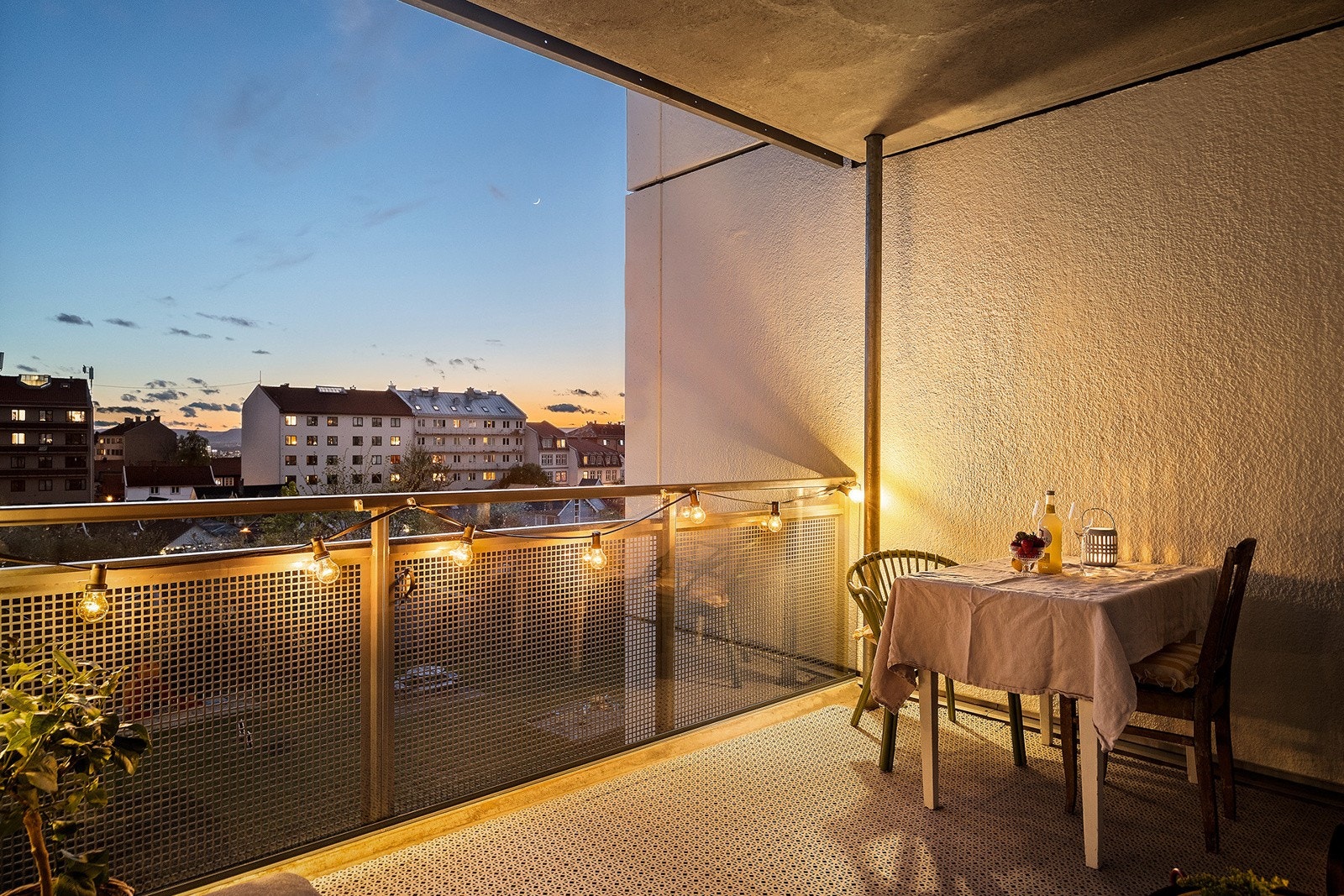 Flott utsikt over Ettarstad kolonihager Galleribilde