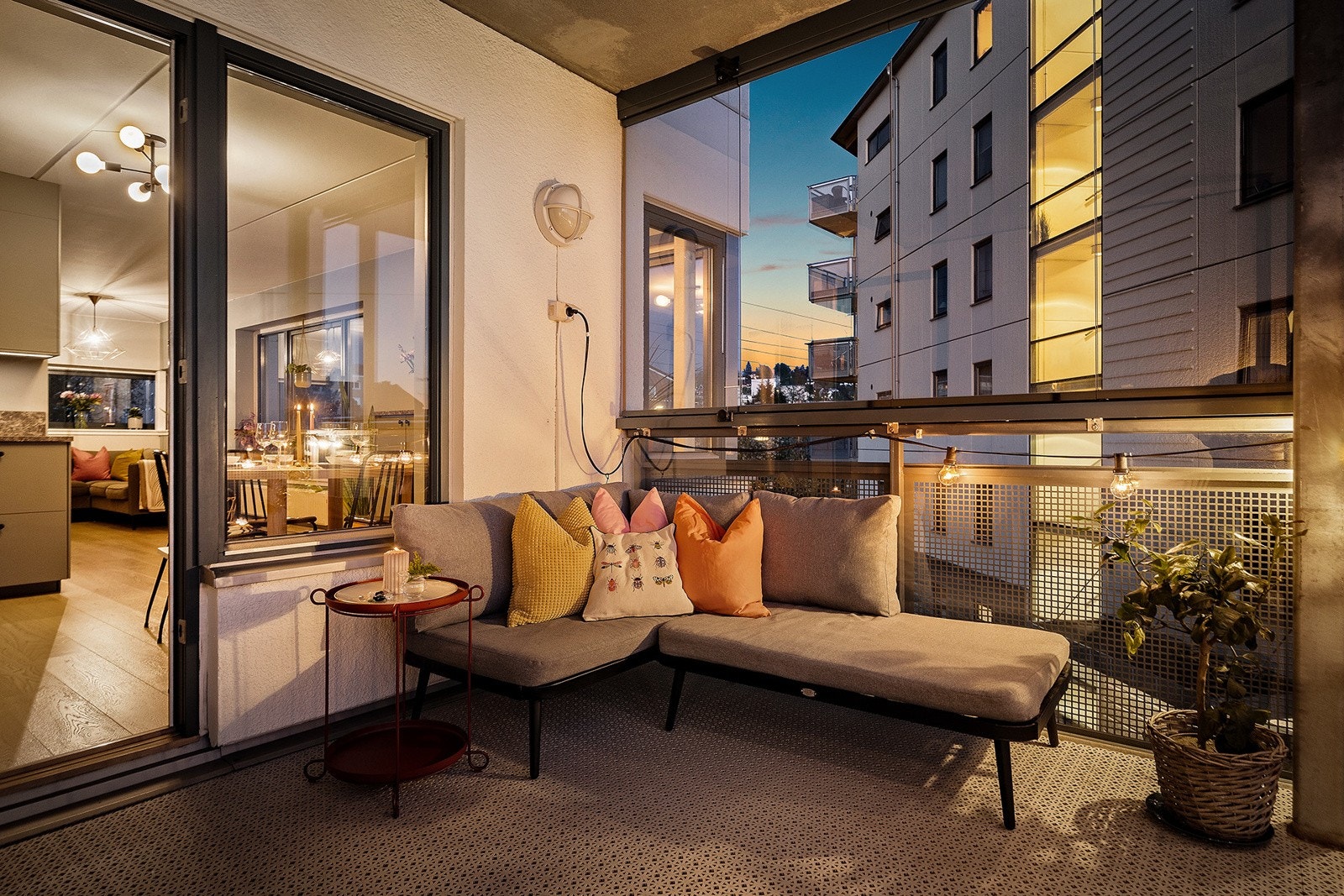 Balkong kveld Galleribilde