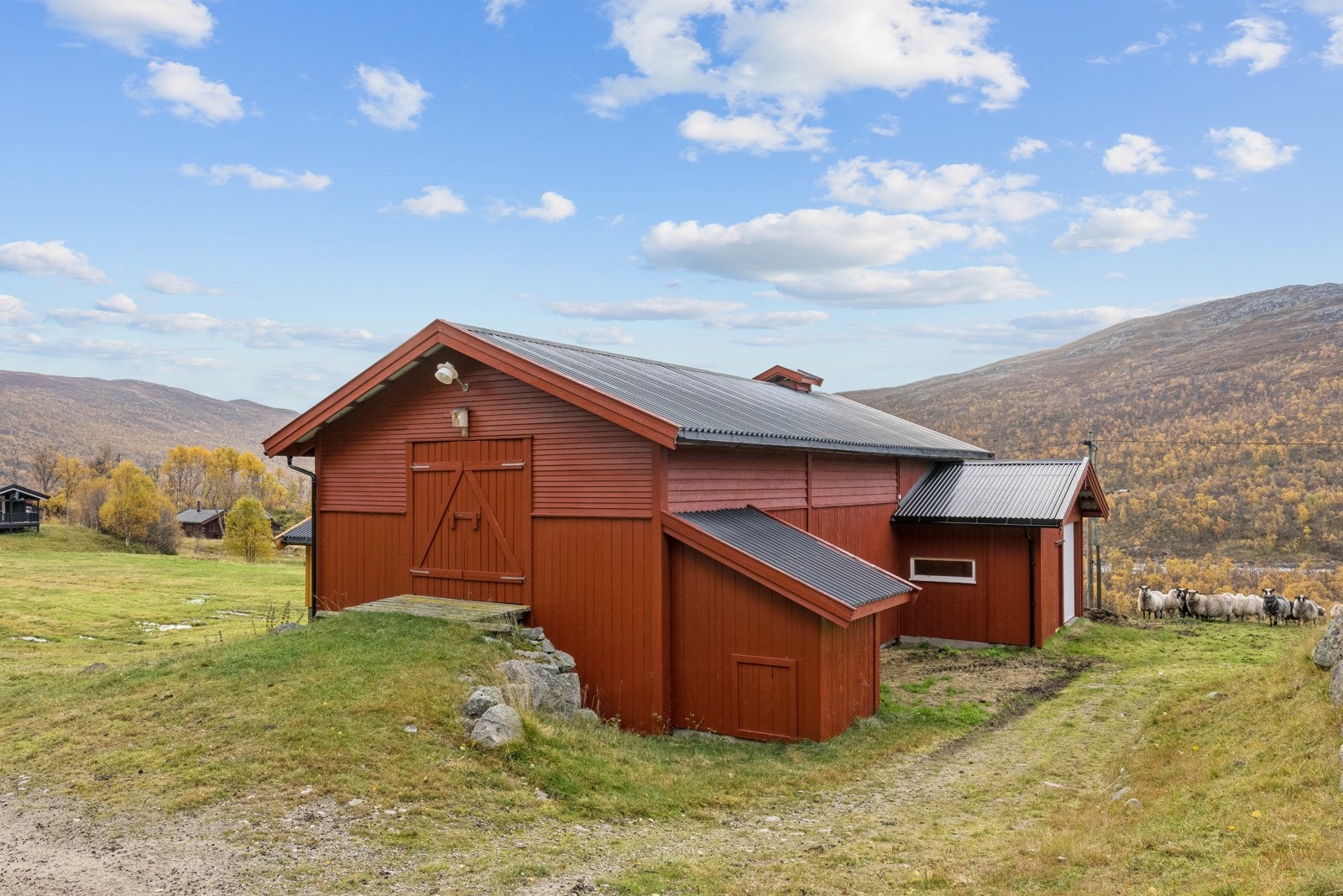 Dritsbygningen med fjøset Galleribilde