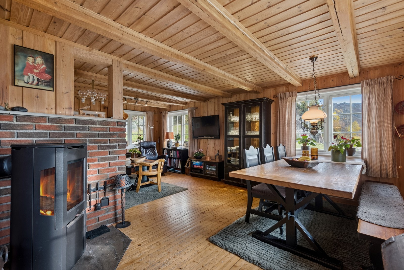 Romslig stue Galleribilde